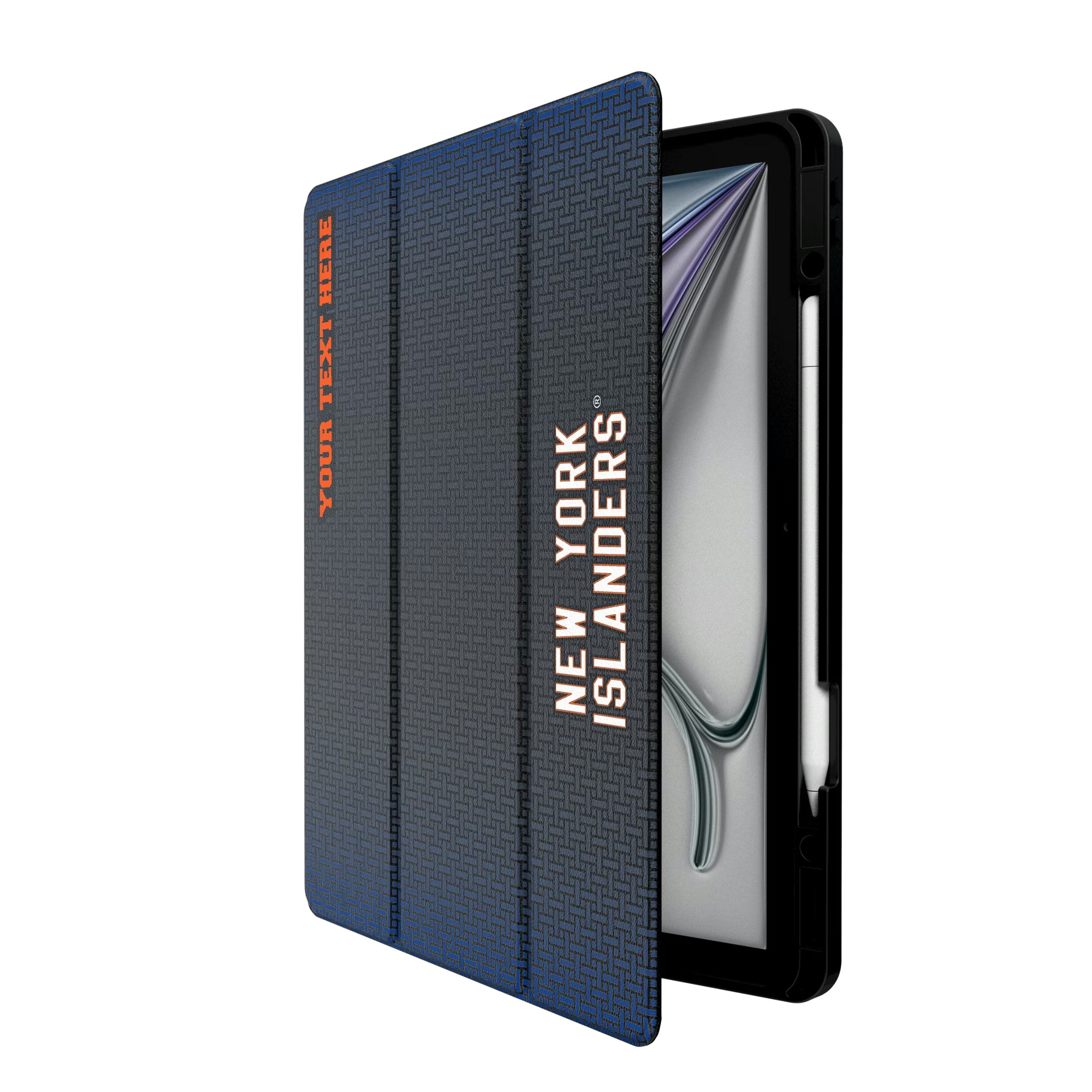 New York Islanders Personalized Linen iPad Tablet Case for Apple iPad