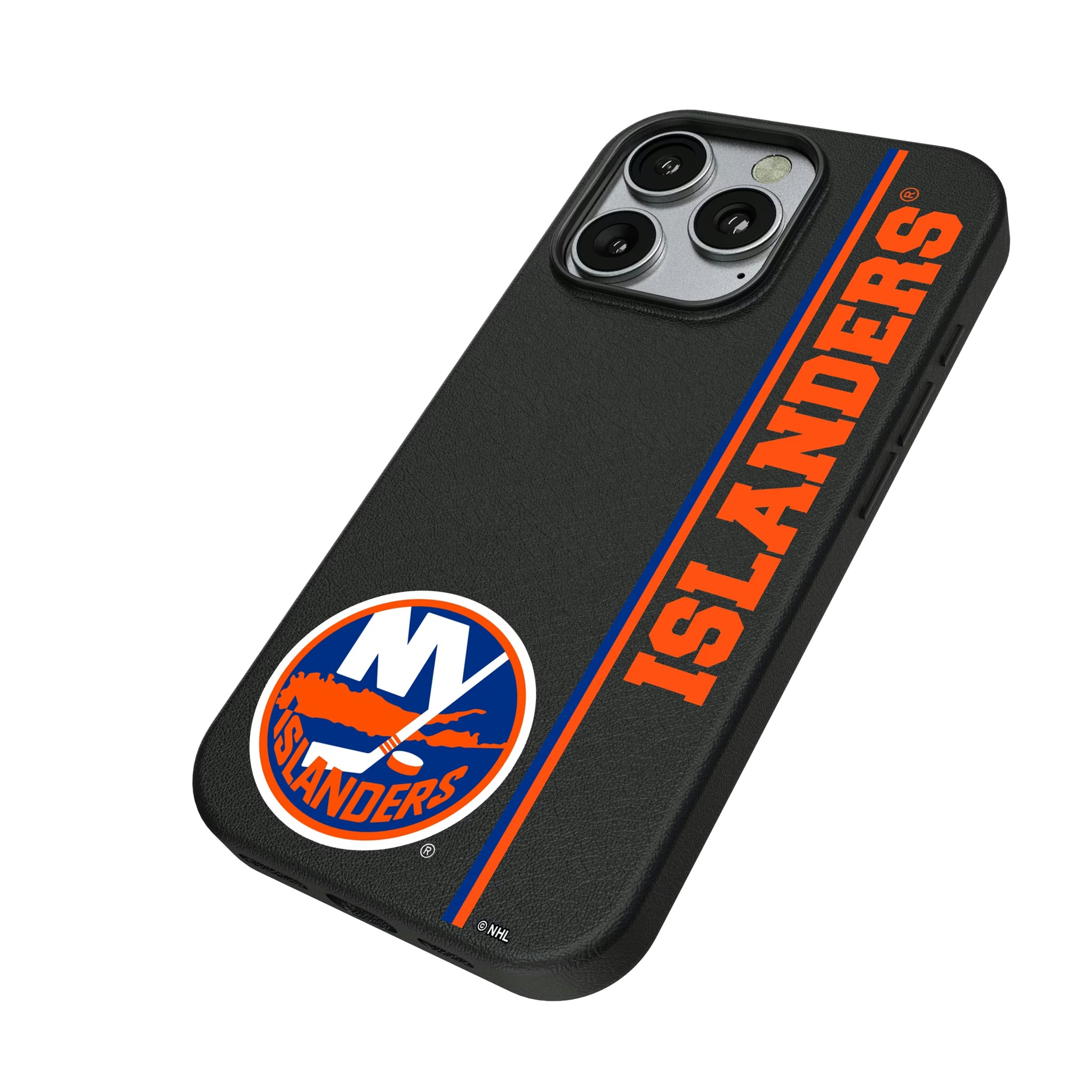 New York Islanders Personalized Sidebard iPhone MagSafe Compatible Phone Case for Apple iPhone - Isometric View