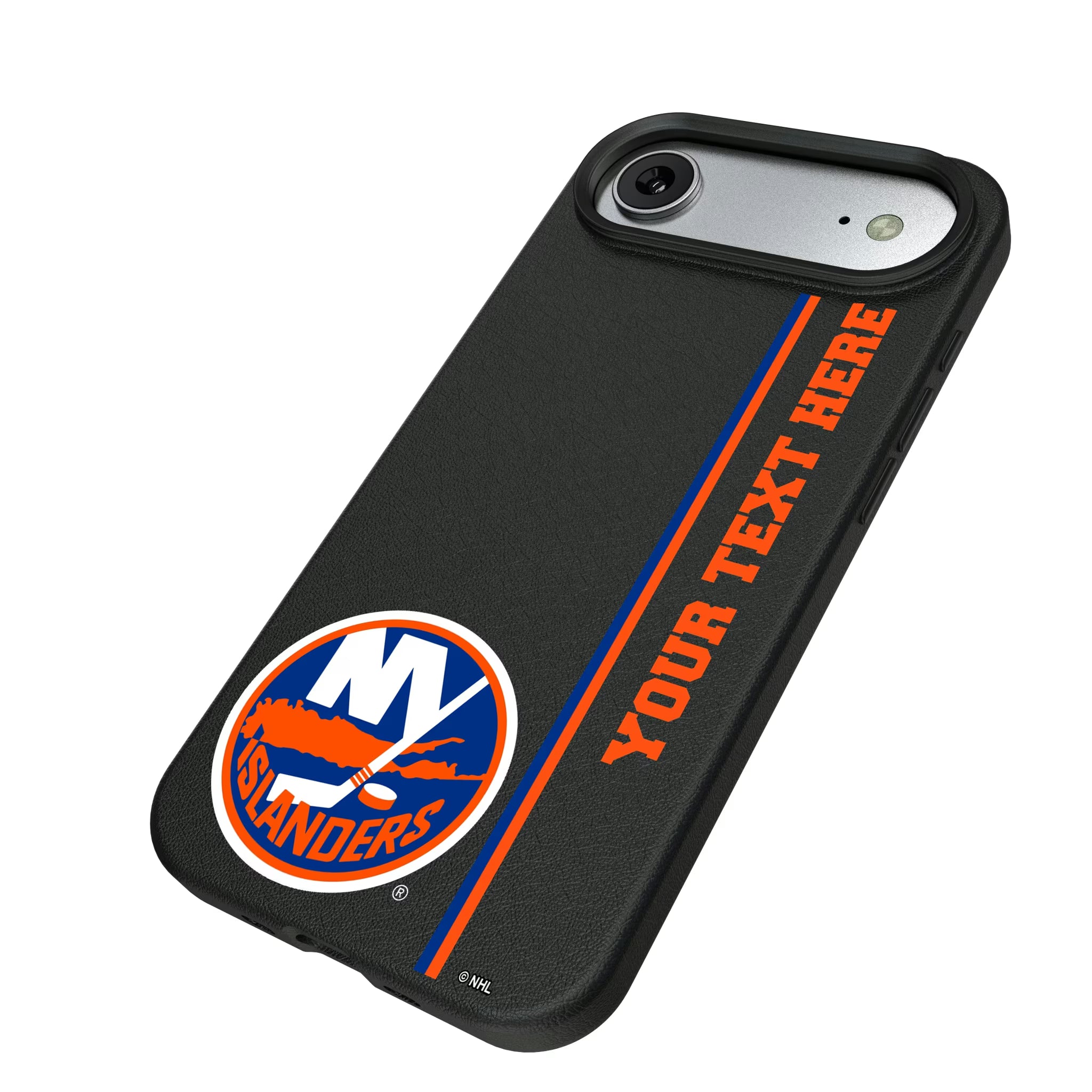 New York Islanders Personalized Sidebard iPhone MagSafe Compatible Phone Case for Apple iPhone - Isometric View#Device_iPhone Air