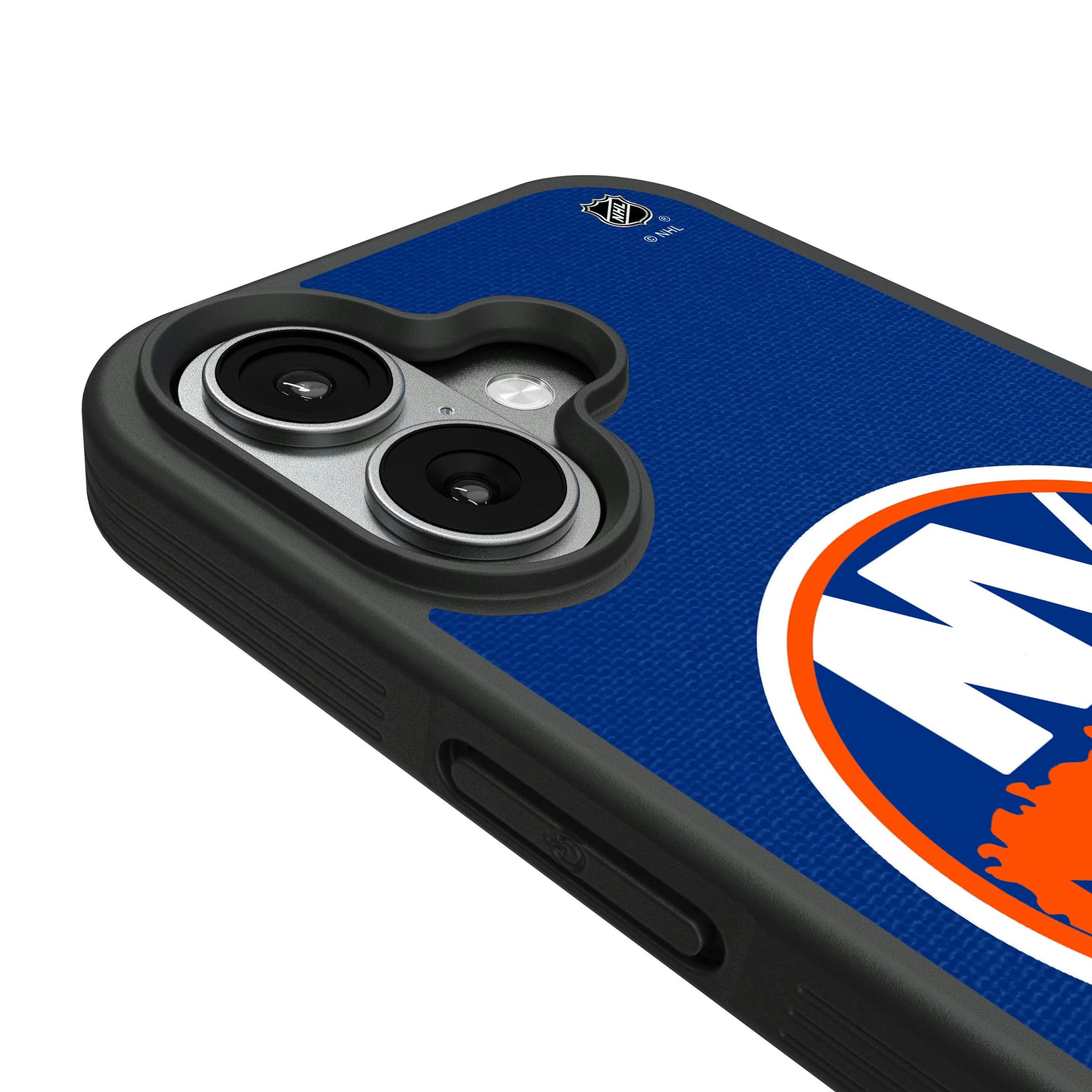 New York Islanders Personalized Stripe iPhone Bump Phone Case for Apple iPhone - Detail#Device_iPhone 17