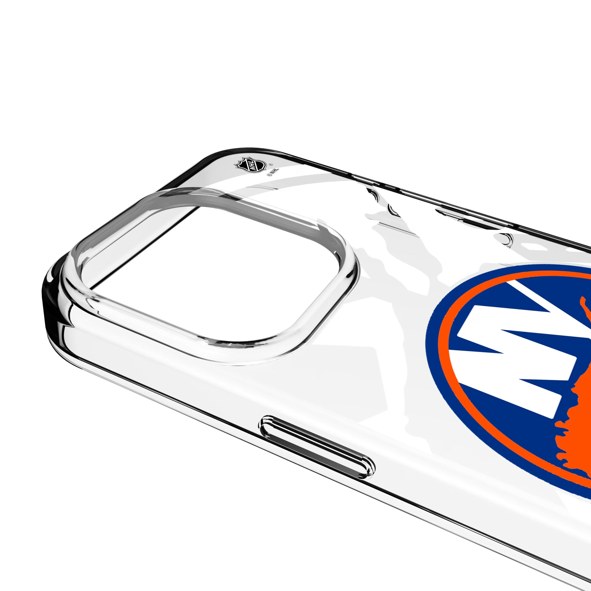 New York Islanders Personalized Tilt iPhone Clear Phone Case for Apple iPhone - Detail
