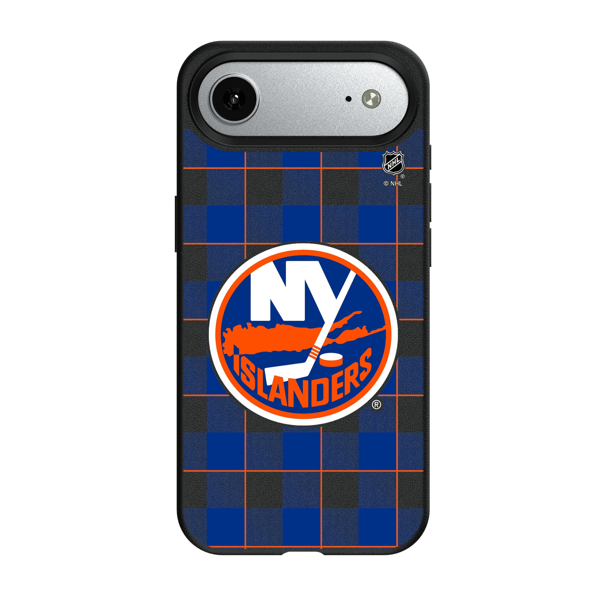 New York Islanders Plaid iPhone MagSafe Compatible Phone Case for Apple iPhone#Device_iPhone Air