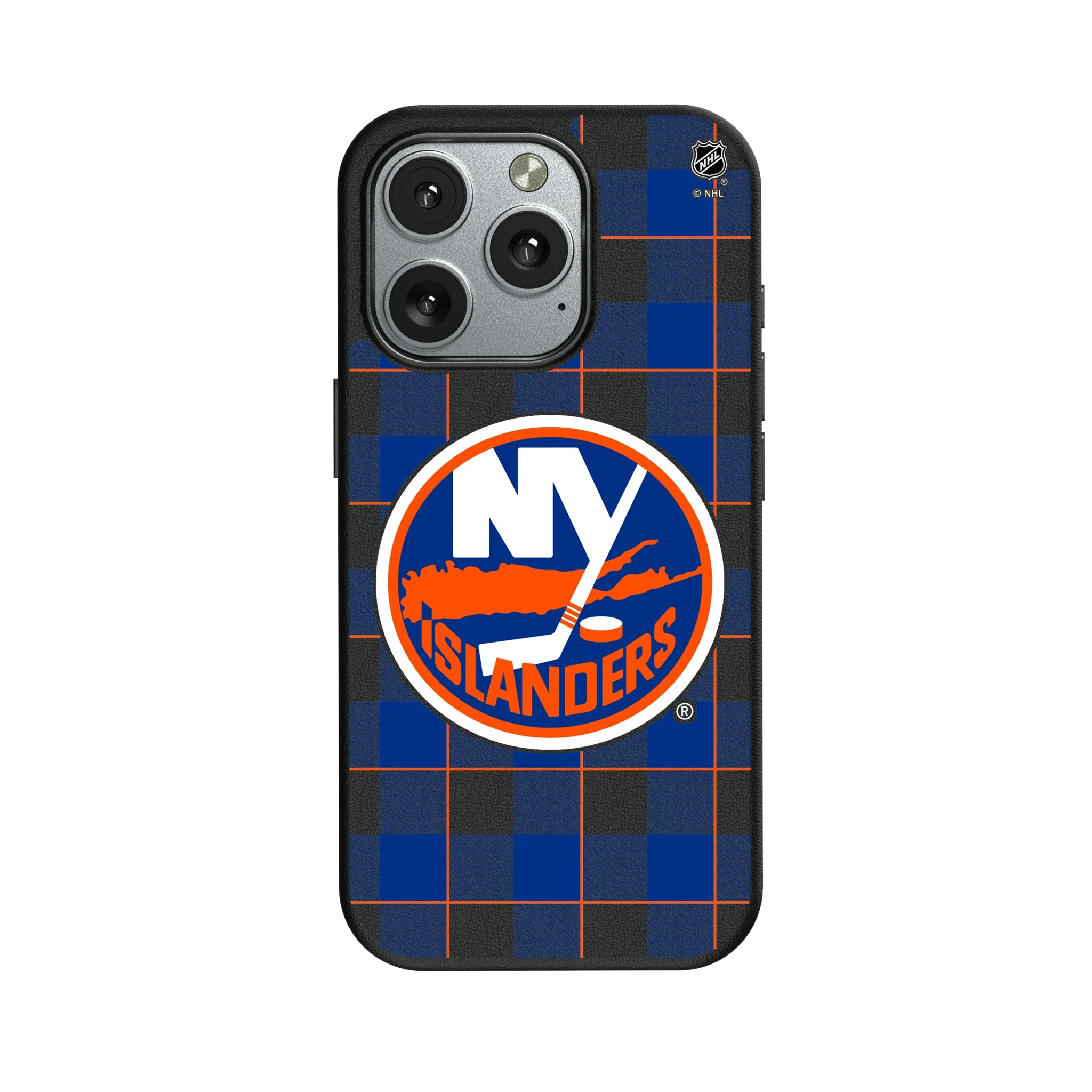 New York Islanders Plaid iPhone MagSafe Compatible Phone Case for Apple iPhone