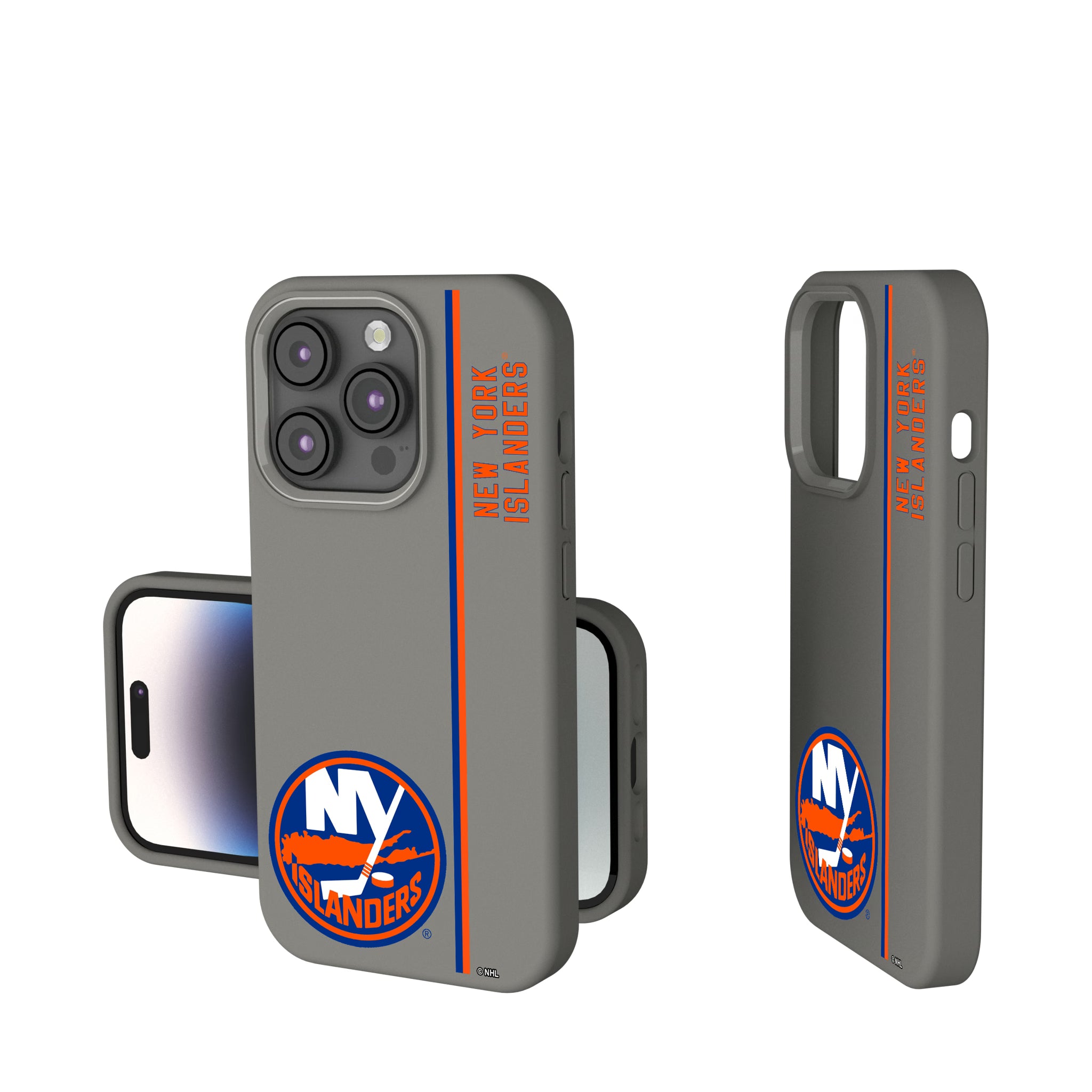 New York Islanders Sidebar iPhone Soft Touch Phone Case for Apple iPhone
