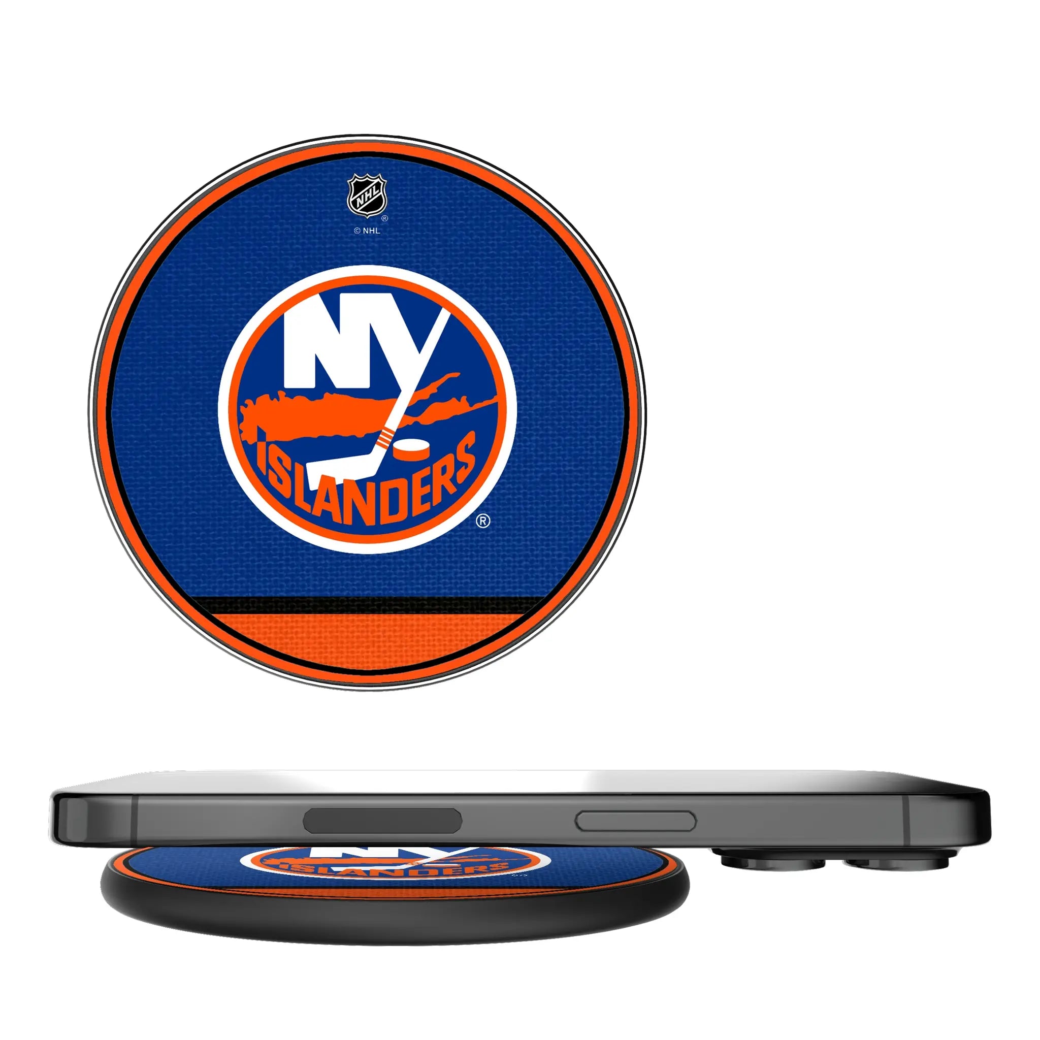 New York Islanders Stripe 15-Watt Wireless Charger