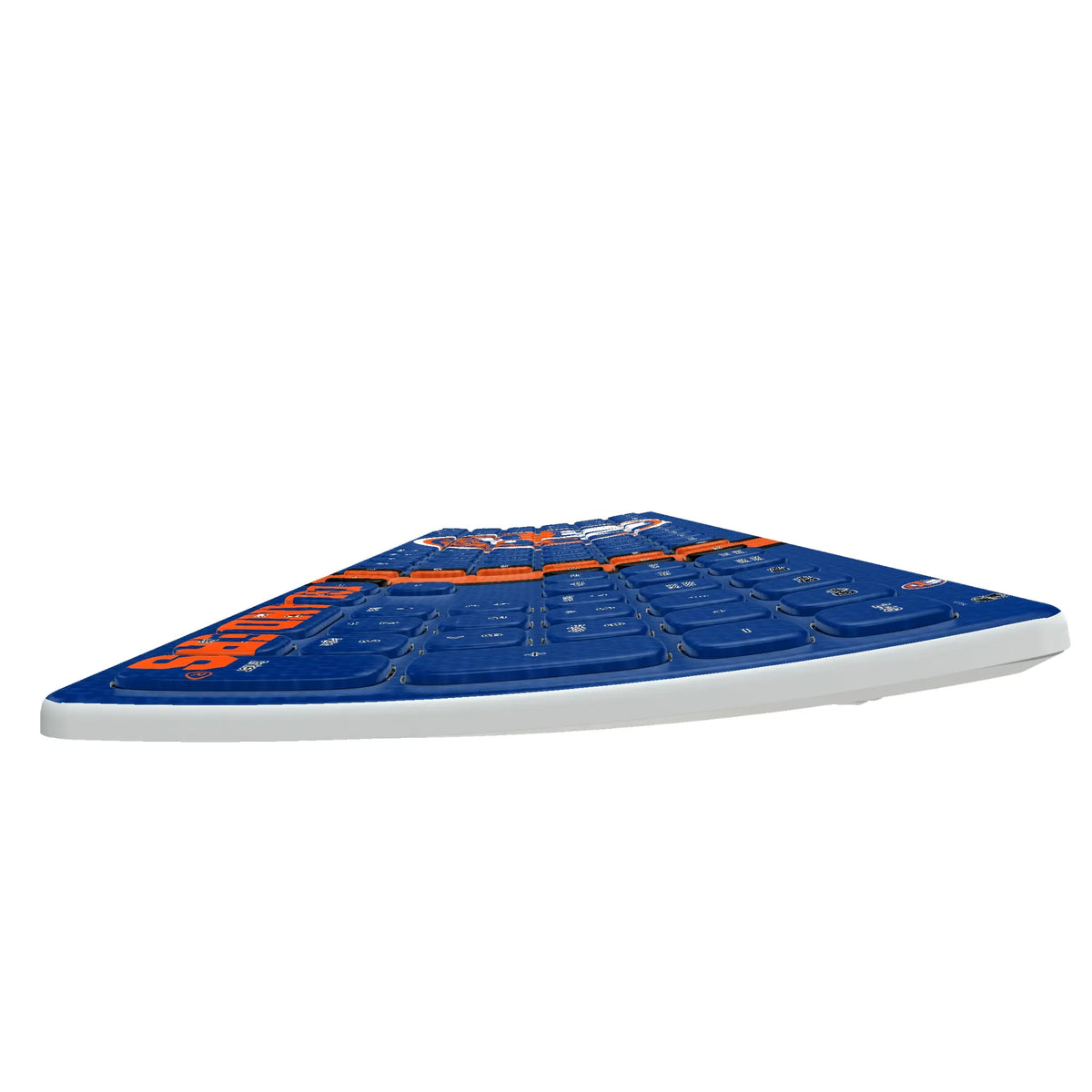 New York Islanders Stripe KKB605 Curved Wireless Keyboard