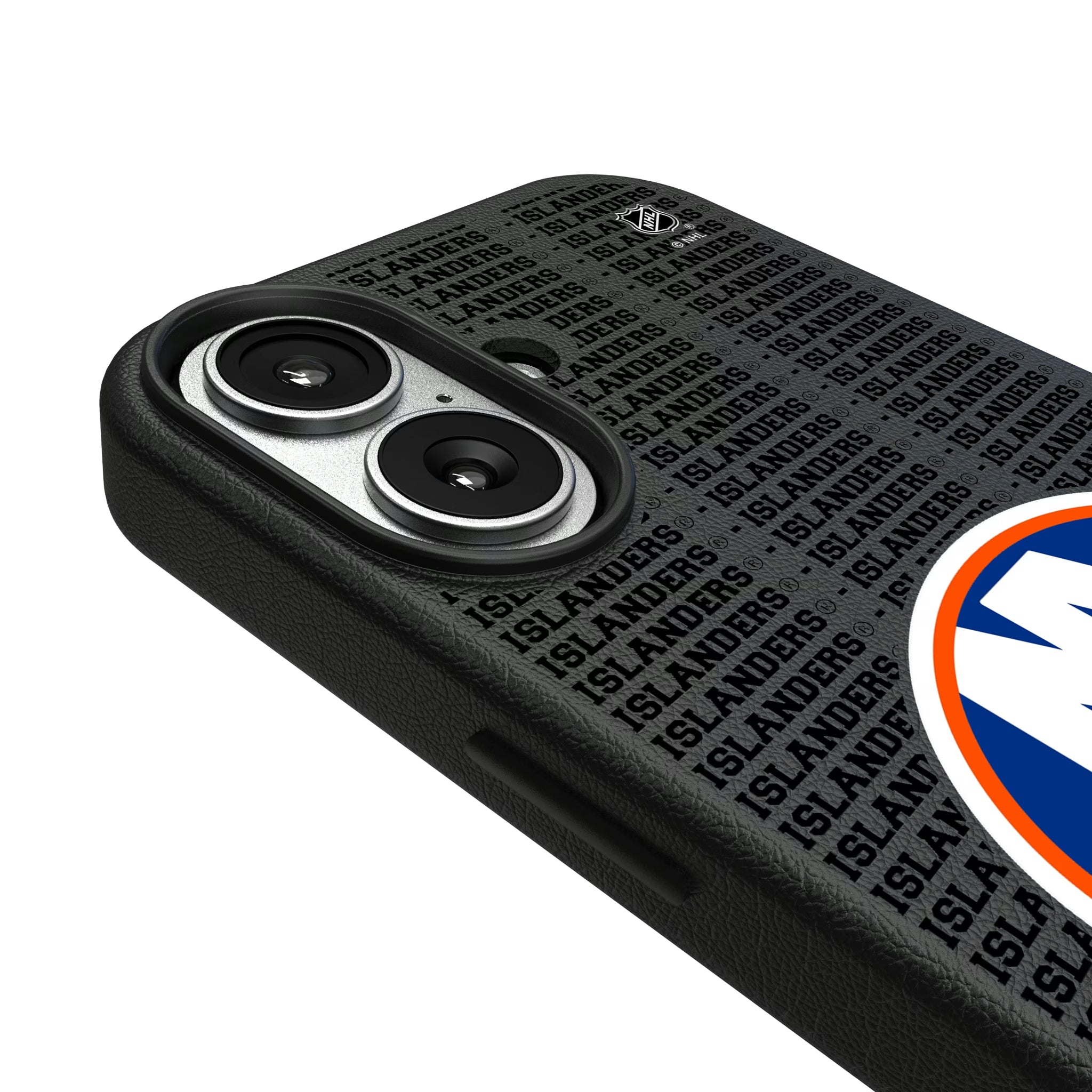 New York Islanders Text Backdrop iPhone MagSafe Compatible Phone Case for Apple iPhone - Detail#Device_iPhone 17
