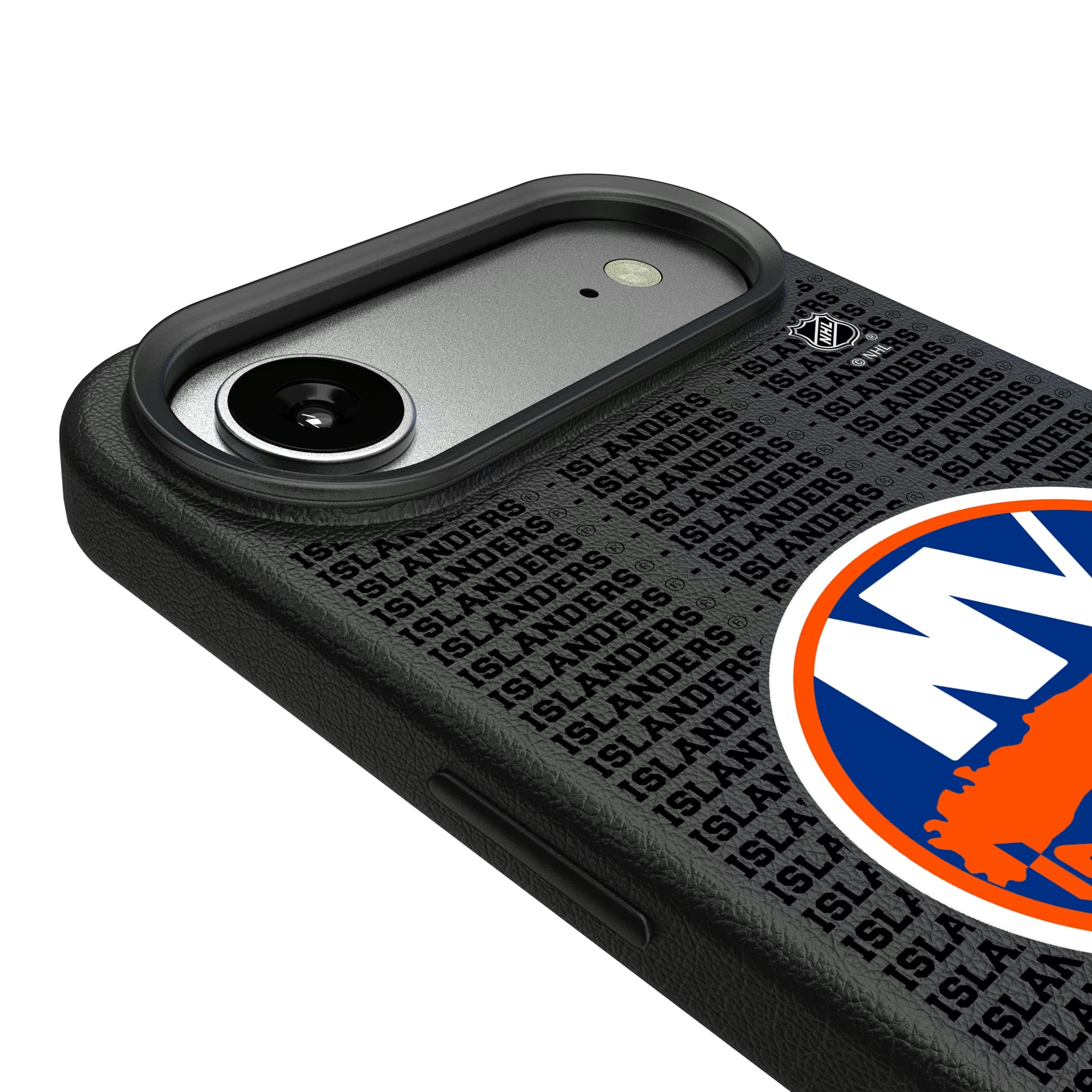 New York Islanders Text Backdrop iPhone MagSafe Compatible Phone Case for Apple iPhone - Detail#Device_iPhone Air