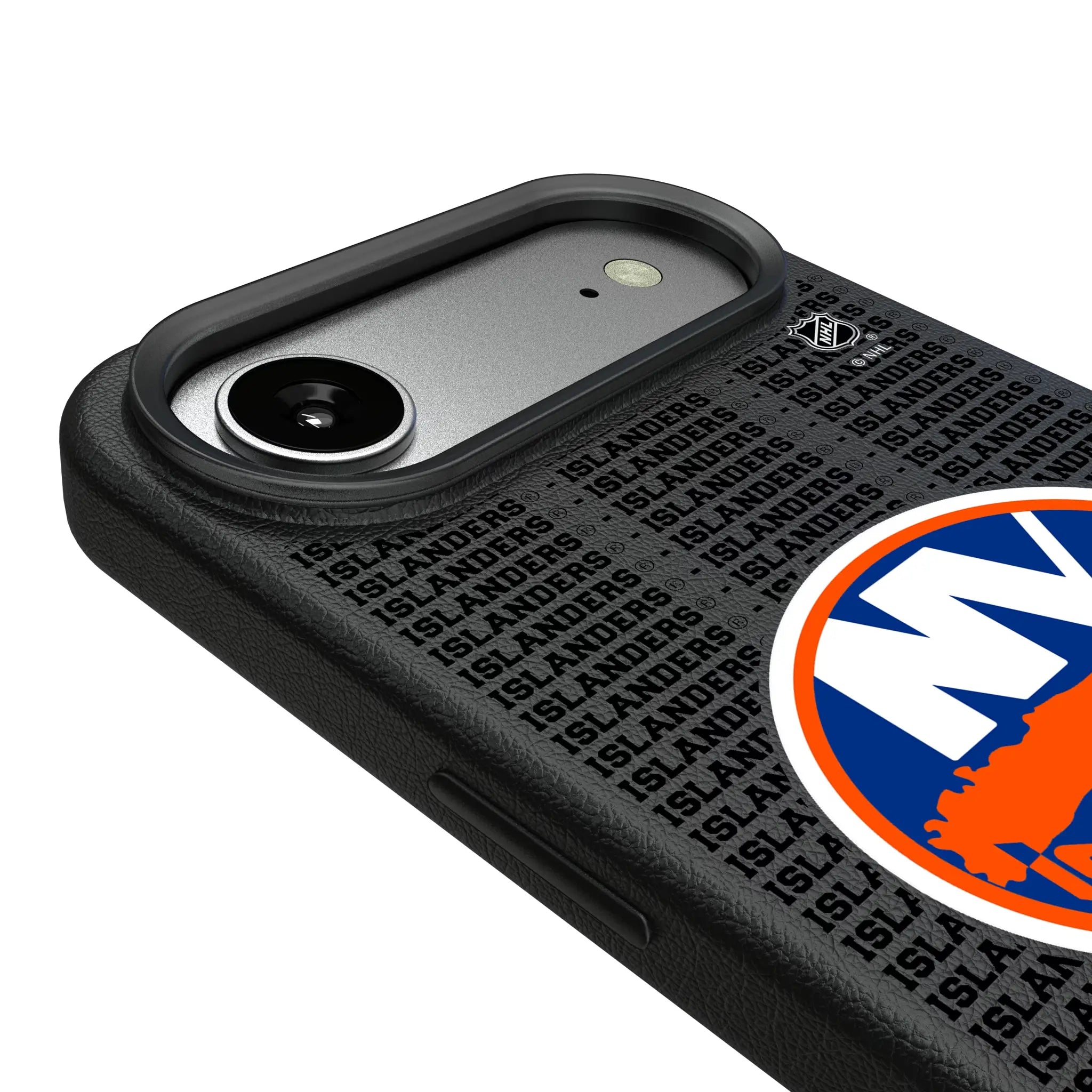 New York Islanders Text Backdrop iPhone MagSafe Compatible Phone Case for Apple iPhone - Detail#Device_iPhone Air