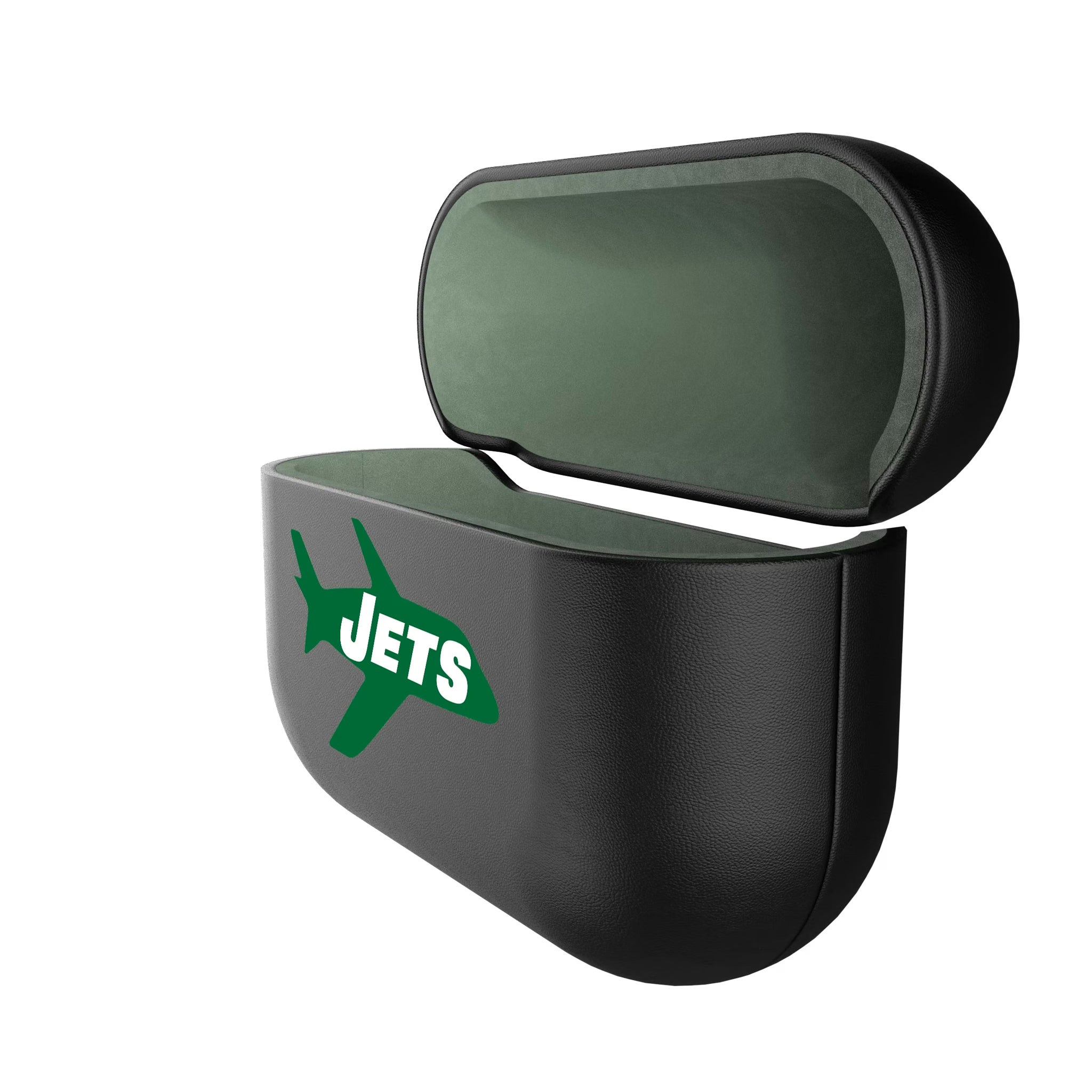 New York Jets 1963 Historic Collection Insignia AirPods AirPod Case Cover - Isometric View#Device_AirPods Pro 1st Gen