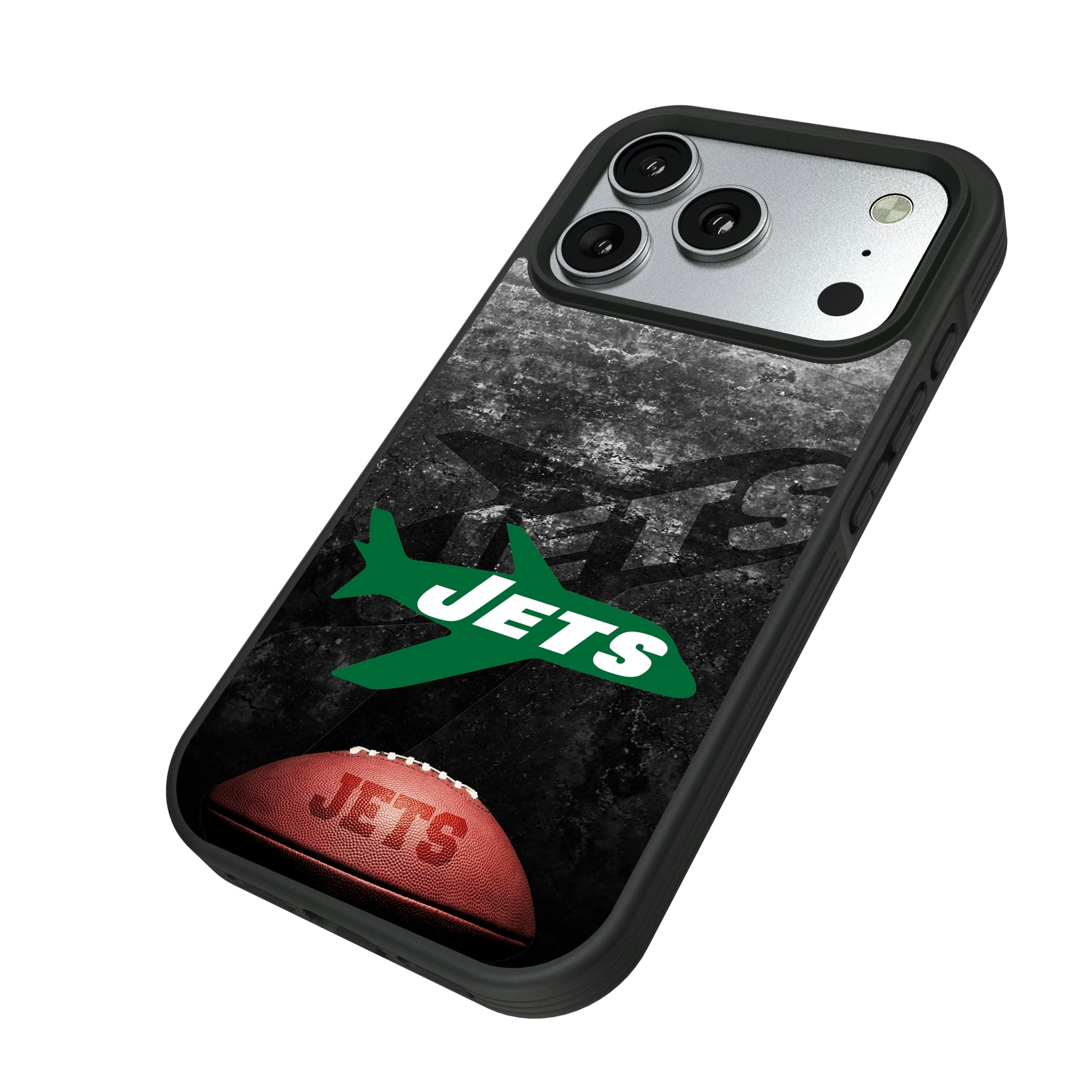 New York Jets 1963 Historic Collection Legendary iPhone Bump Phone Case for Apple iPhone - Isometric View#Device_iPhone 17 Pro