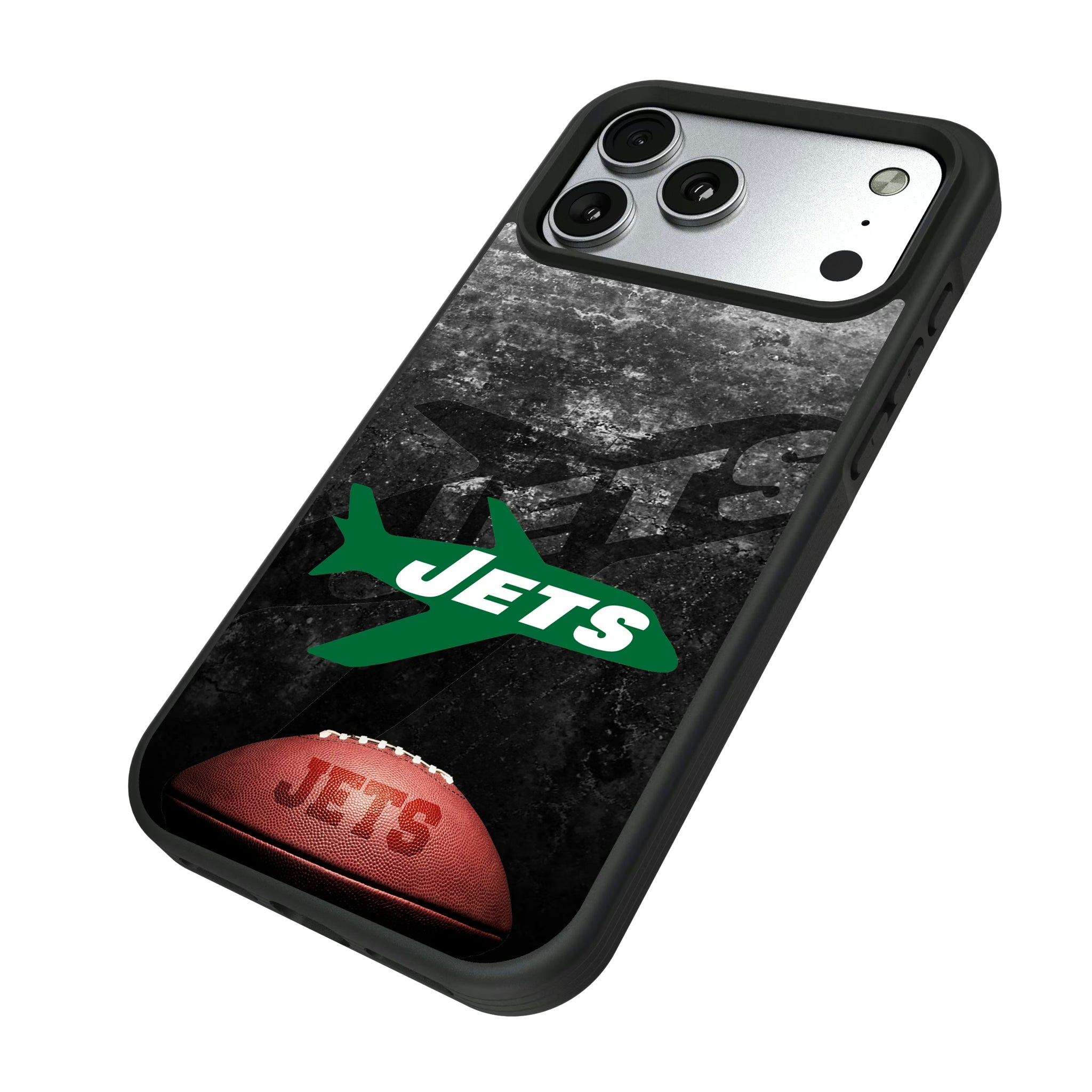 New York Jets 1963 Historic Collection Legendary iPhone Bump Phone Case for Apple iPhone - Isometric View#Device_iPhone 17 Pro Max