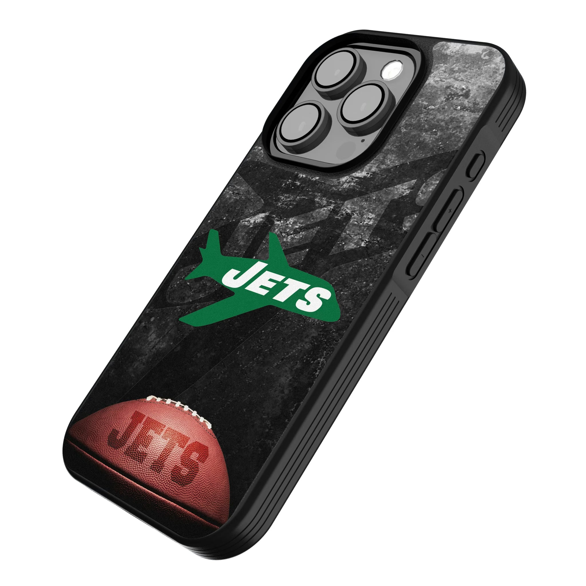 New York Jets 1963 Historic Collection Legendary iPhone Bump Phone Case for Apple iPhone - Isometric View
