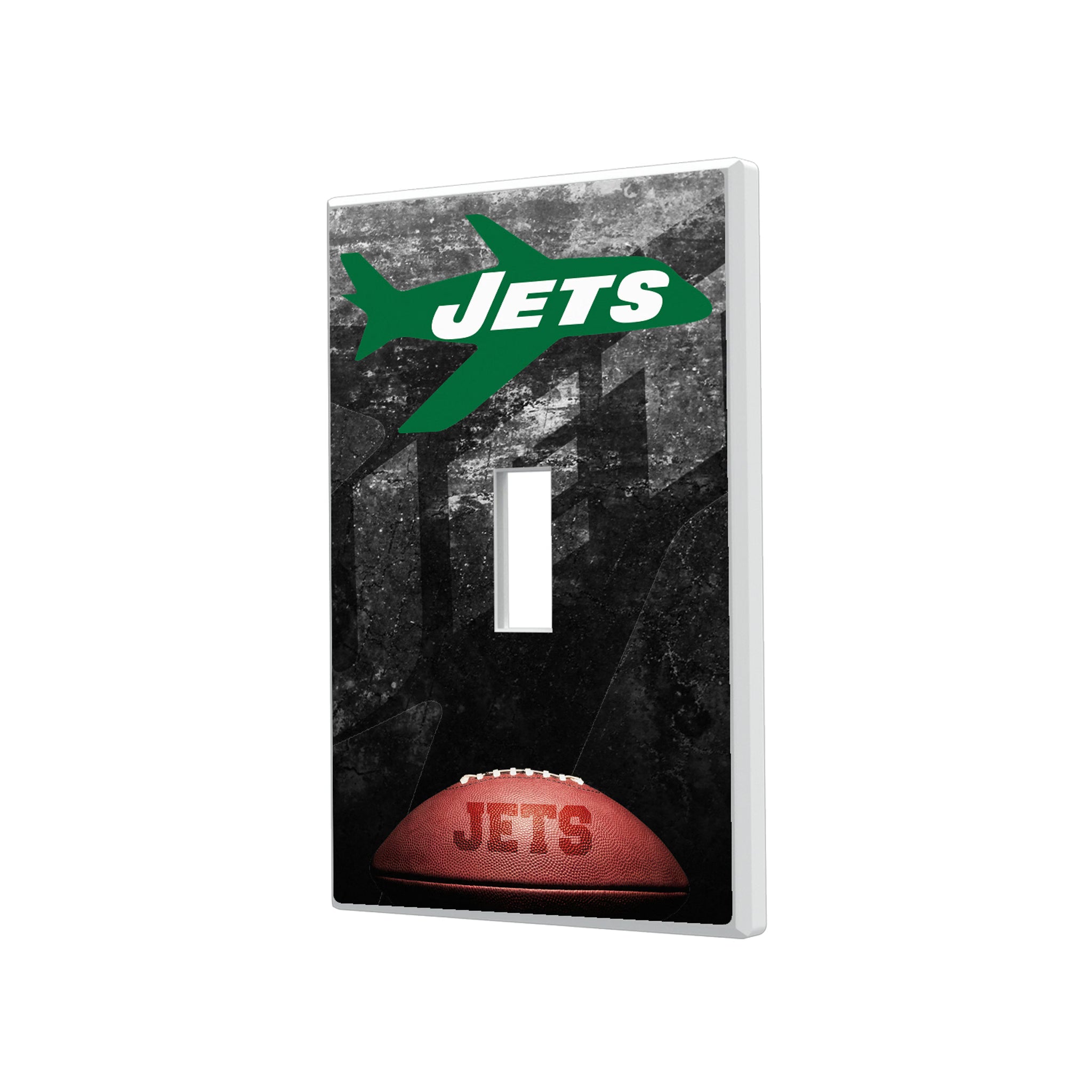 New York Jets 1963 Historic Collection Legendary Hidden-Screw Light Switch Plate#Style_Single Toggle