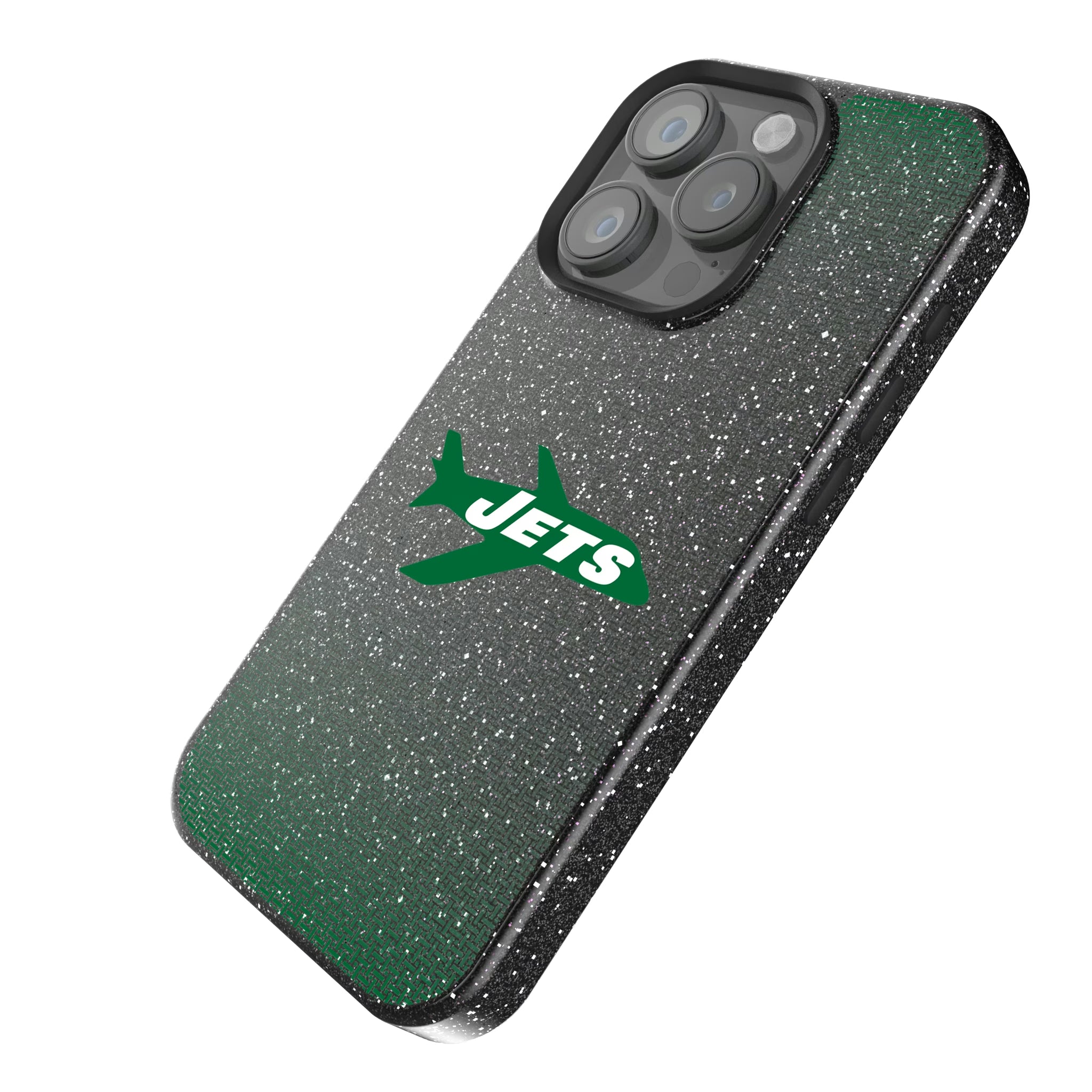 New York Jets 1963 Historic Collection Linen iPhone Bling Phone Case for Apple iPhone - Isometric View