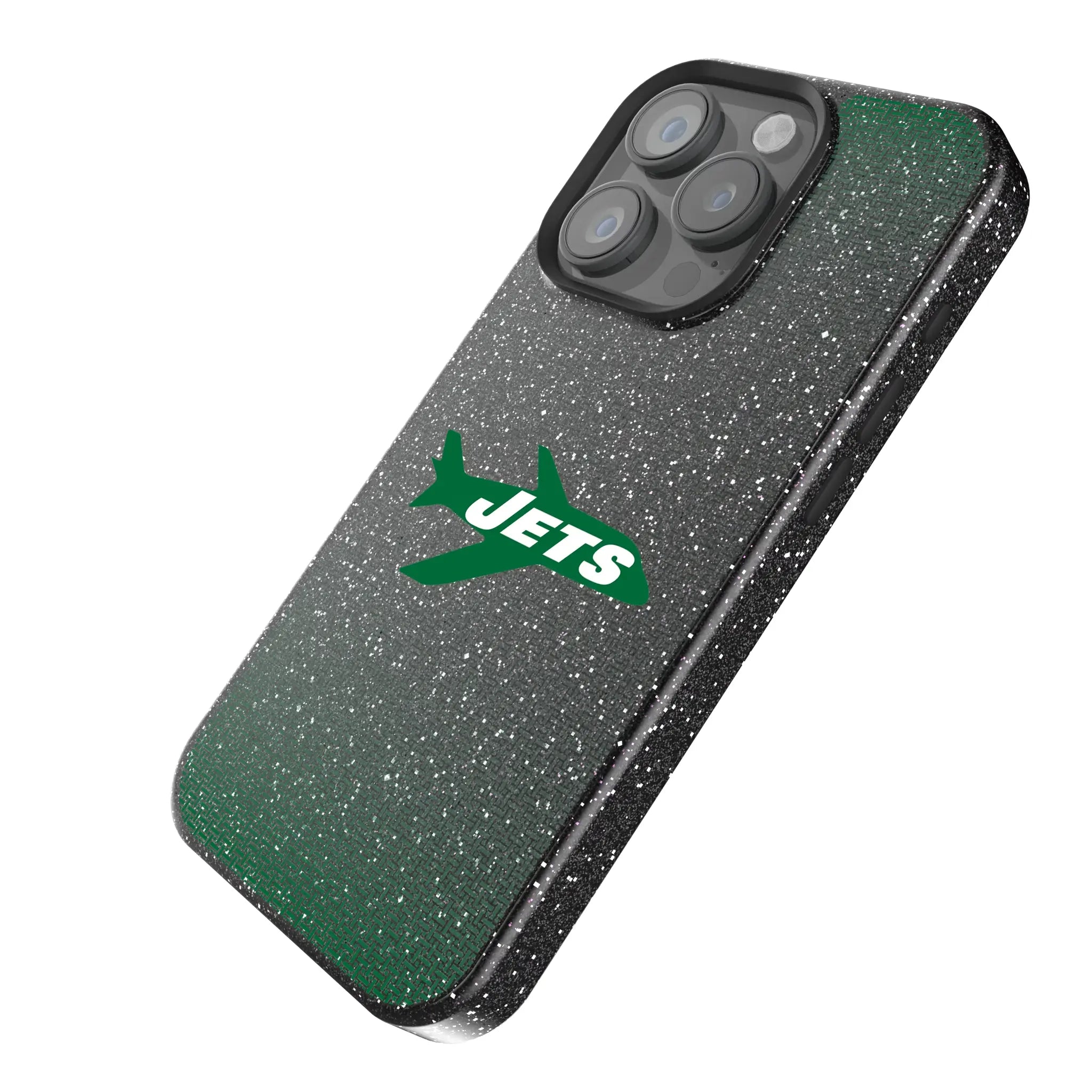 New York Jets 1963 Historic Collection Linen iPhone Bling Phone Case for Apple iPhone - Isometric View