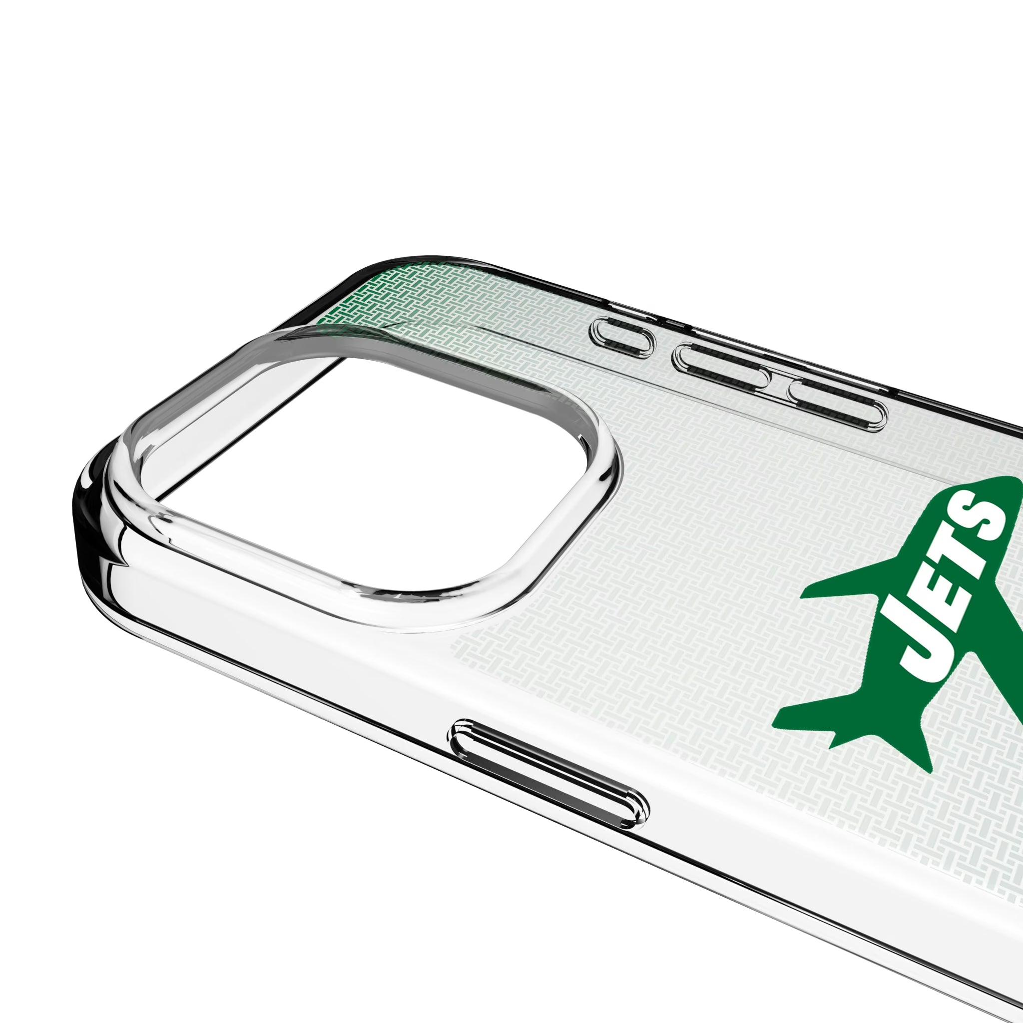 New York Jets 1963 Historic Collection Linen iPhone Clear Phone Case for Apple iPhone - Detail
