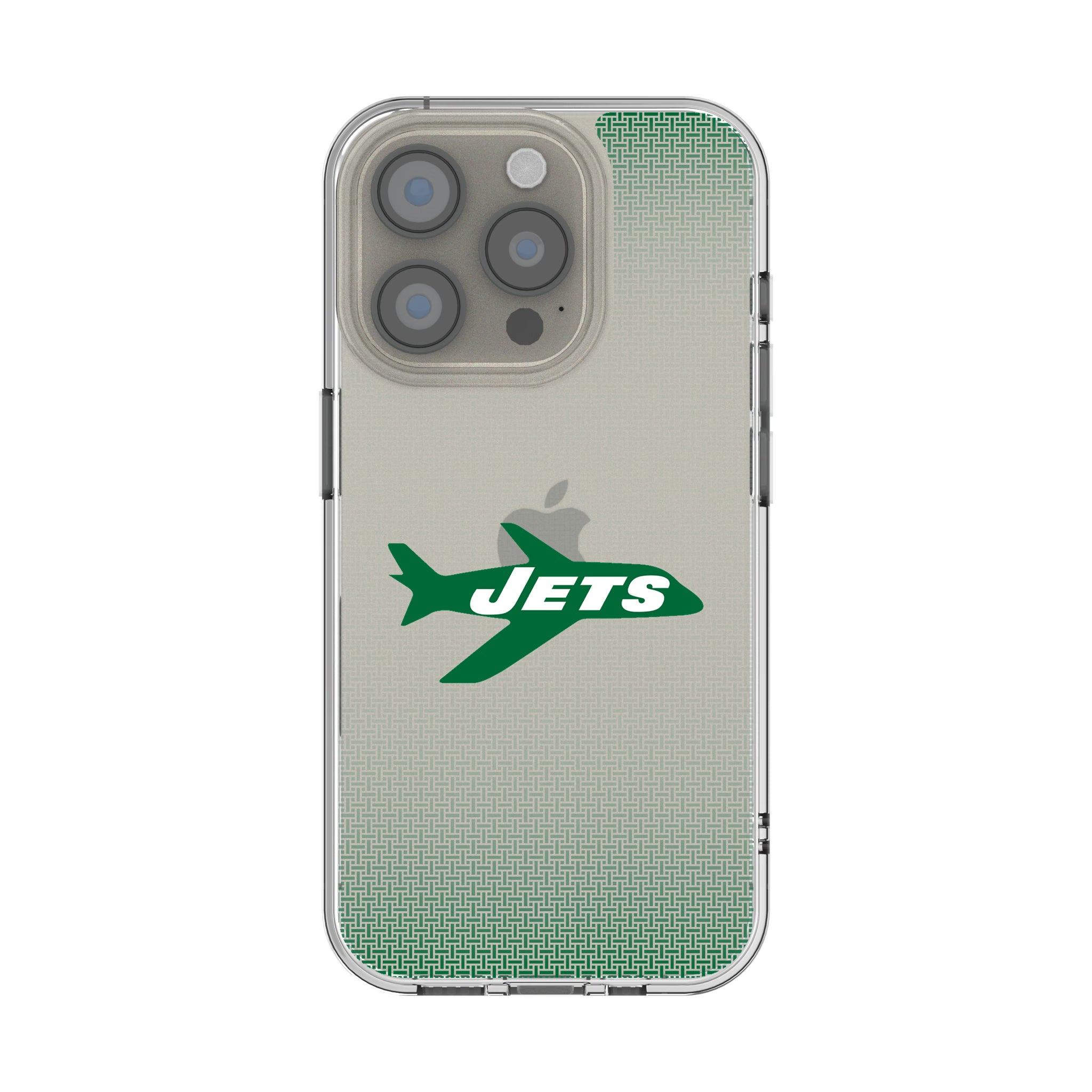 New York Jets 1963 Historic Collection Linen iPhone Clear Phone Case for Apple iPhone