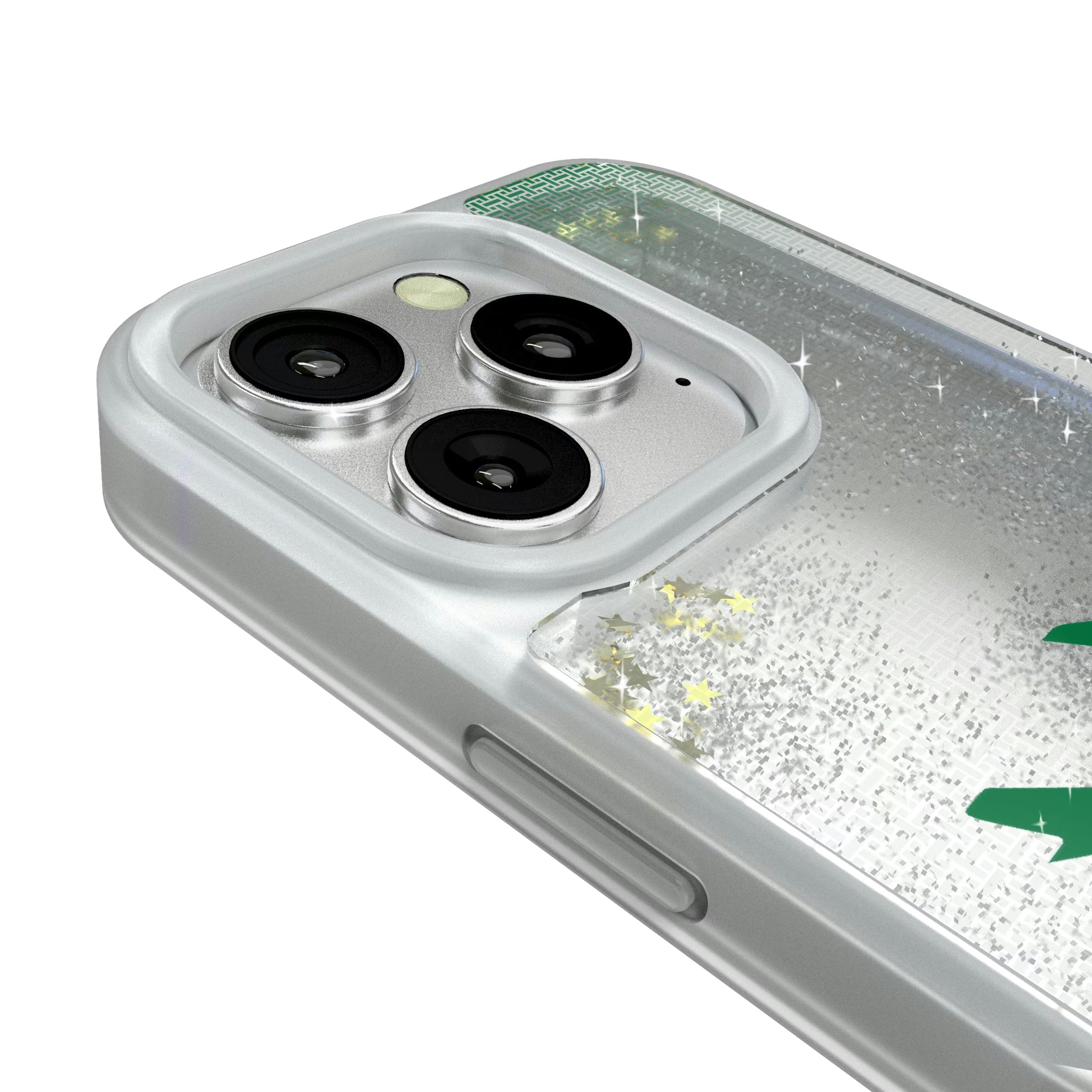 New York Jets 1963 Historic Collection Linen iPhone Glitter Phone Case for Apple iPhone - Detail#Device_iPhone 16 Pro