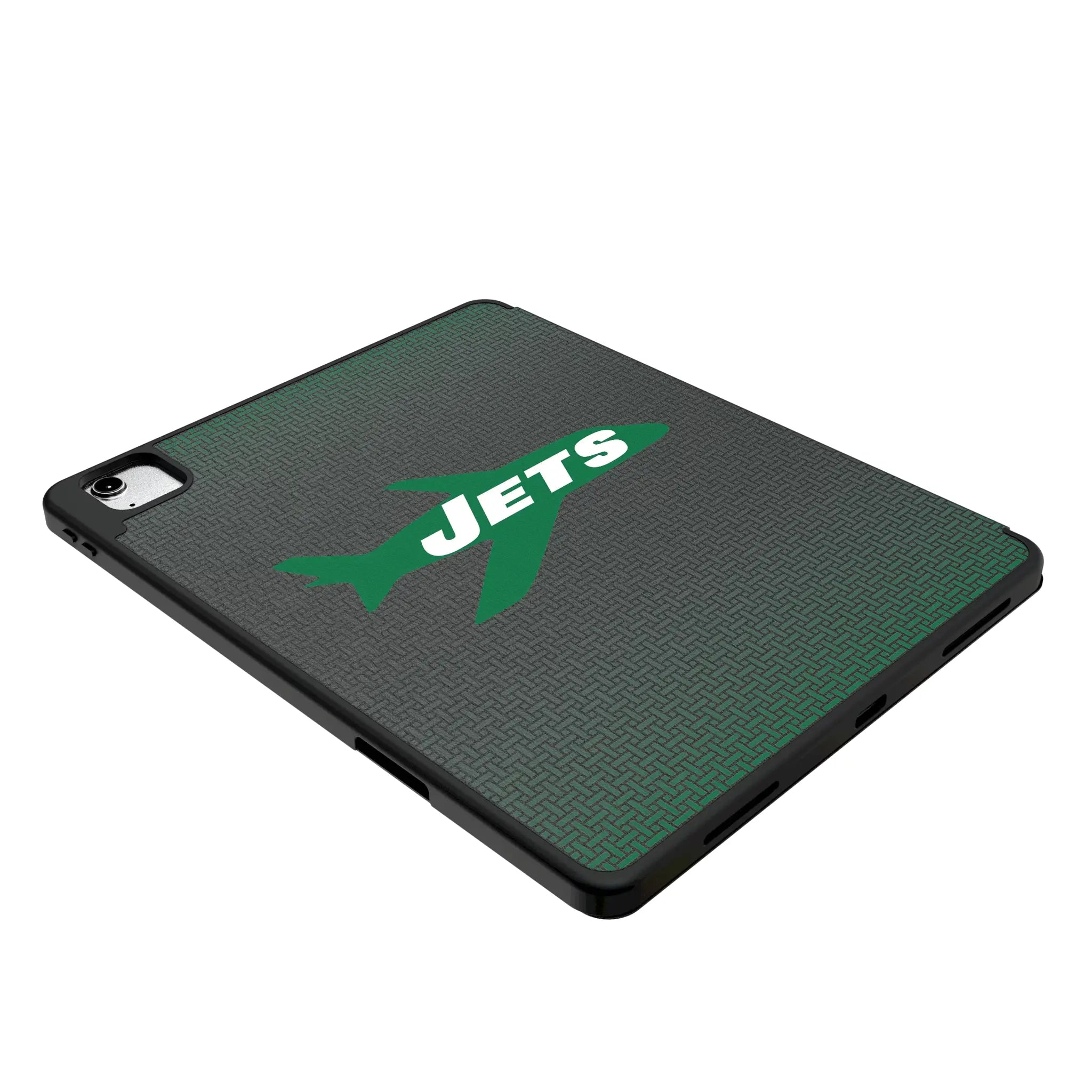 New York Jets 1963 Historic Collection Linen iPad Tablet Case for Apple iPad - Isometric View