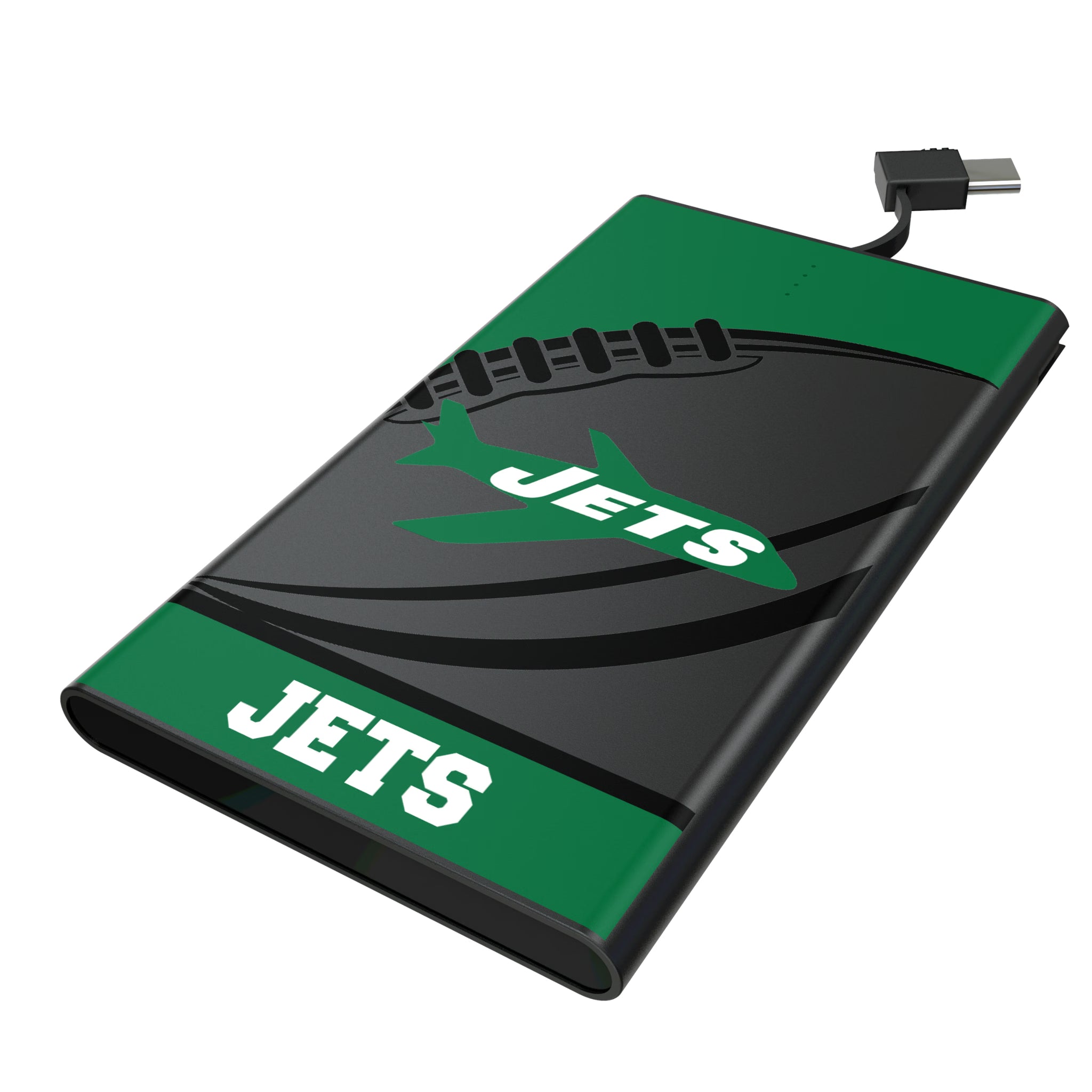 New York Jets 1963 Historic Collection Passtime 5000mAh Flat Powerbank