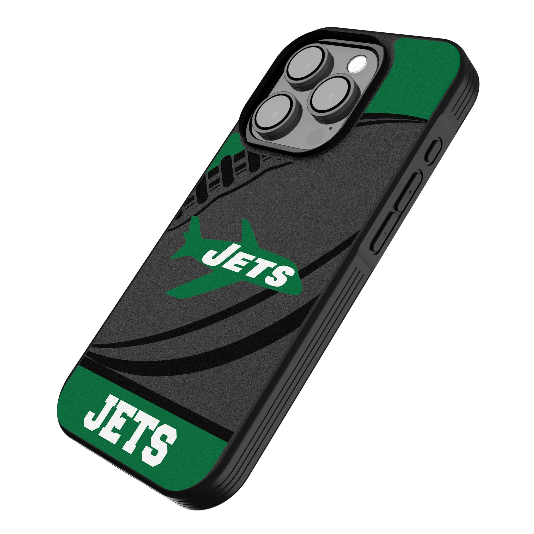 New York Jets 1963 Historic Collection Passtime iPhone Bump Phone Case for Apple iPhone - Isometric View
