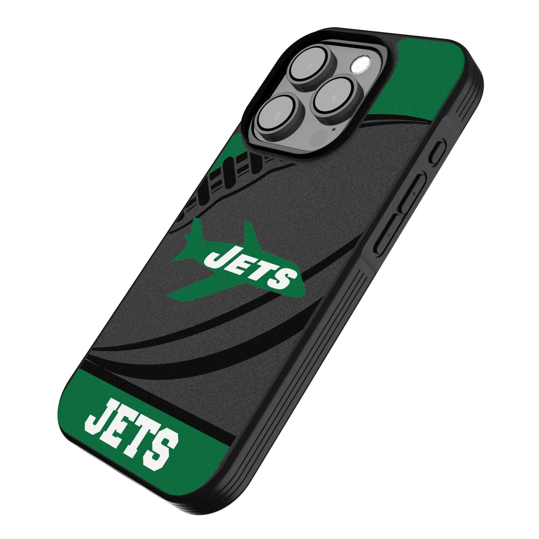 New York Jets 1963 Historic Collection Passtime iPhone Bump Phone Case for Apple iPhone - Isometric View