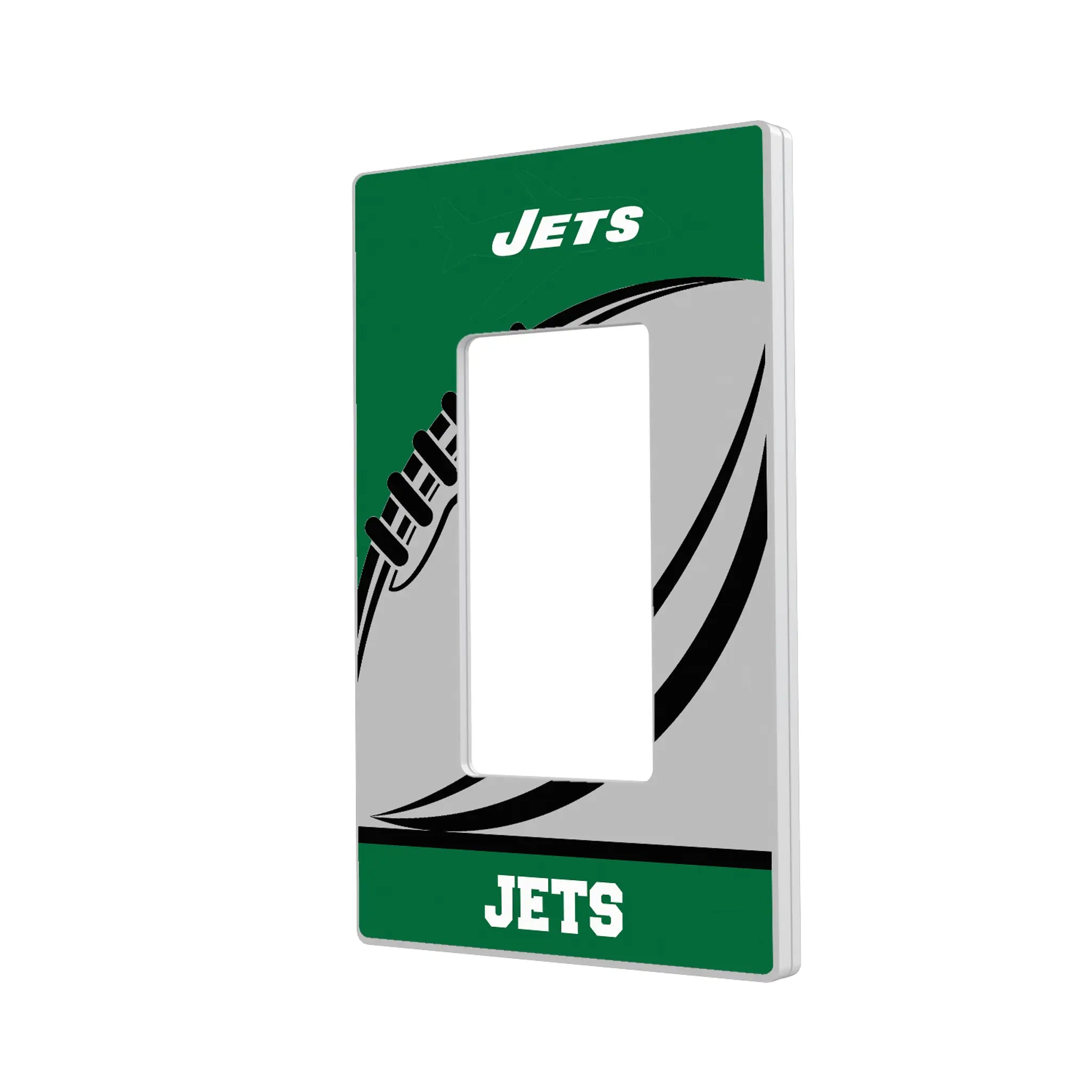 New York Jets 1963 Historic Collection Passtime Hidden-Screw Light Switch Plate#Style_Single Rocker
