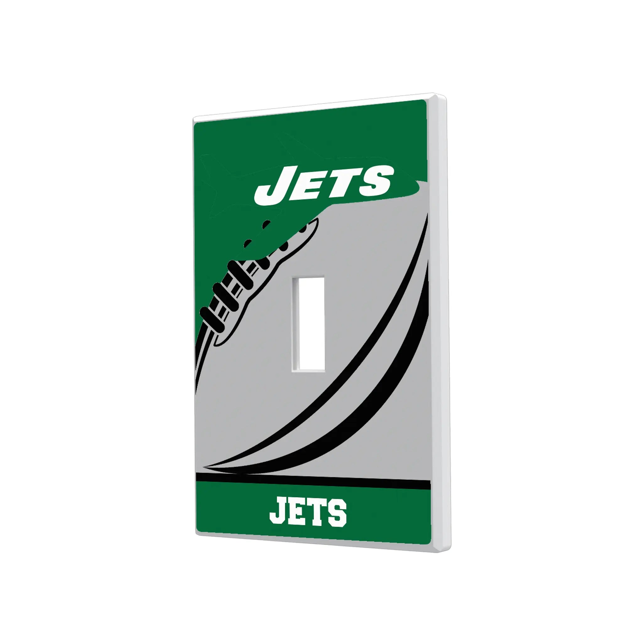 New York Jets 1963 Historic Collection Passtime Hidden-Screw Light Switch Plate#Style_Single Toggle