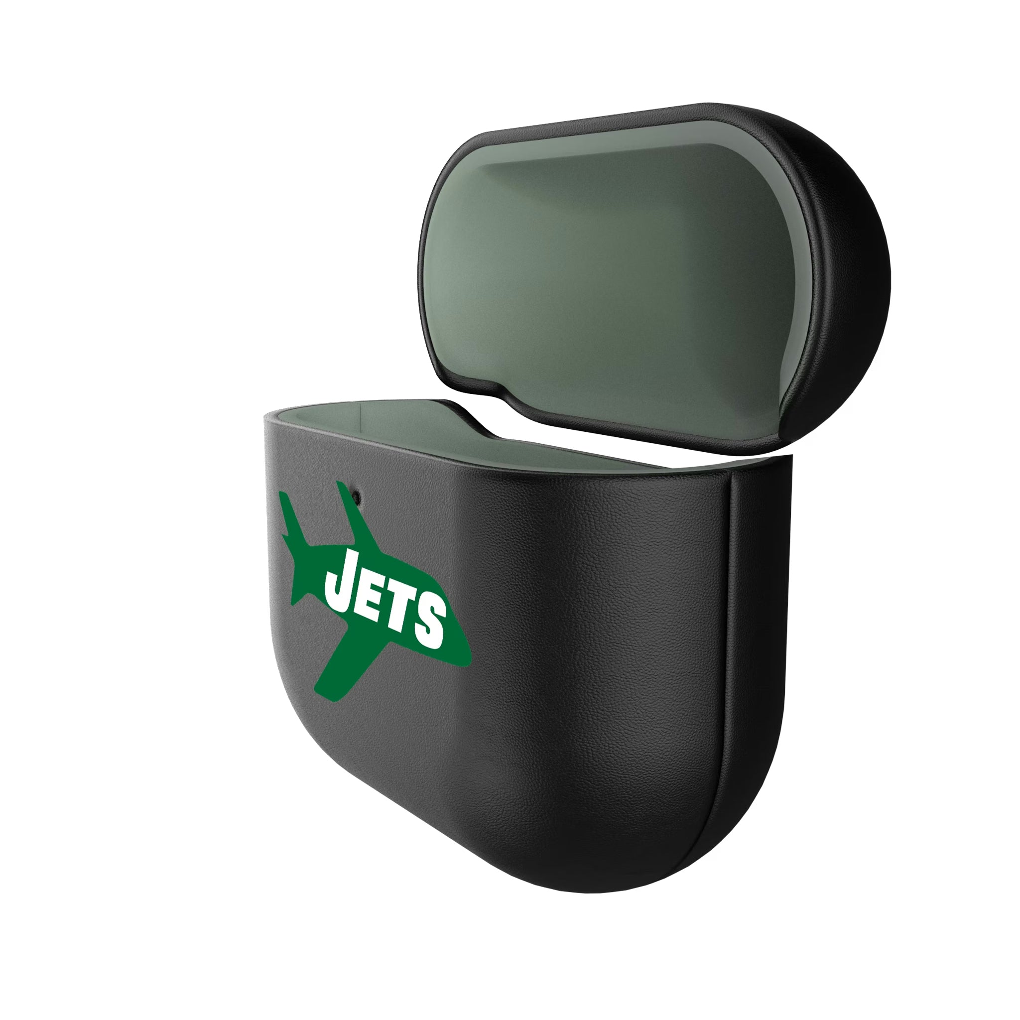 New York Jets 1963 Historic Collection Personalized Insignia AirPods AirPod Case Cover - Isometric View#Device_AirPods 4