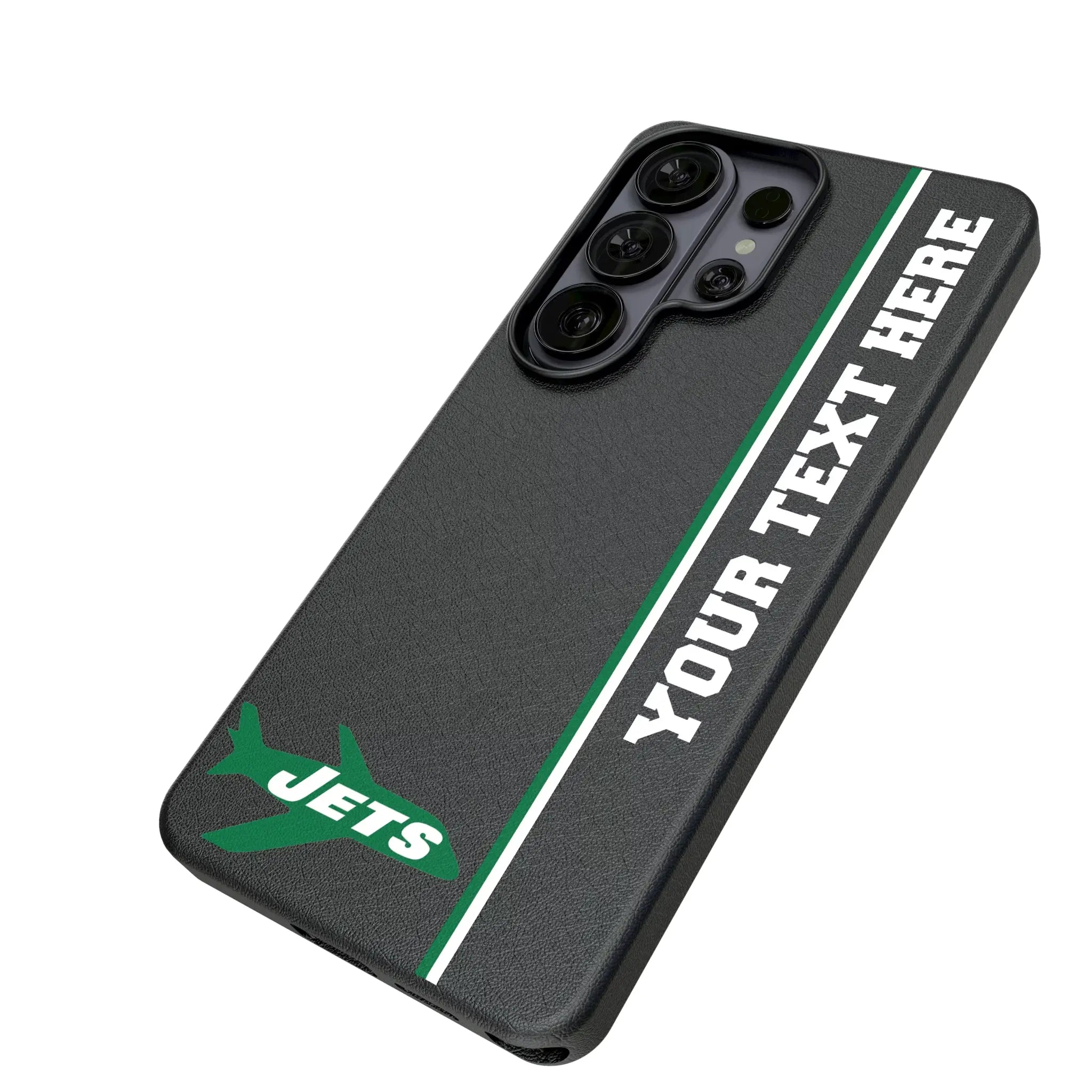 New York Jets 1963 Historic Collection Personalized Sidebard Galaxy MagSafe Compatible Phone Case for Samsung Galaxy - Isometric View#Device_Galaxy S26 Ultra