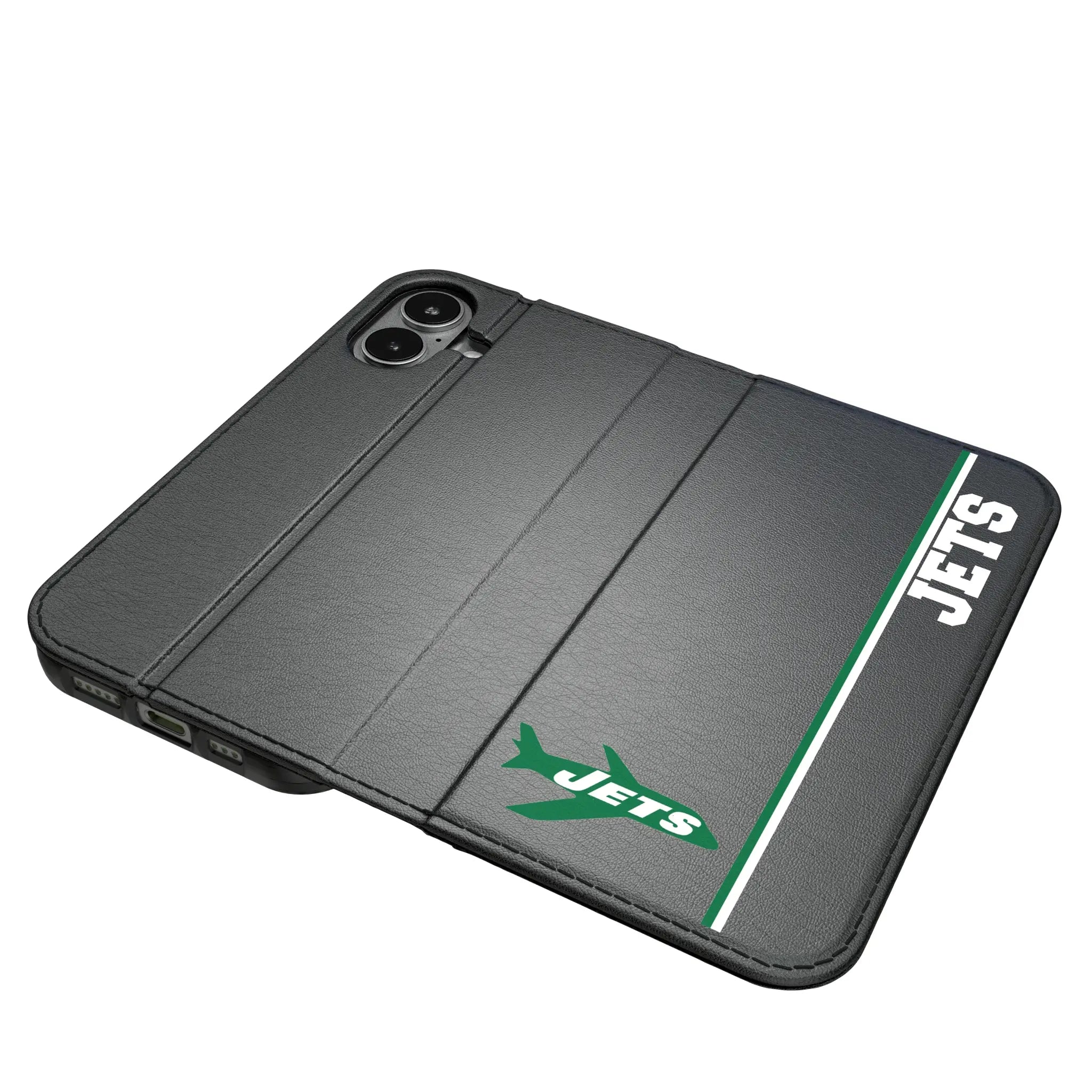 New York Jets 1963 Historic Collection Sidebar iPhone Folio Phone Case for Apple iPhone#Device_iPhone 17