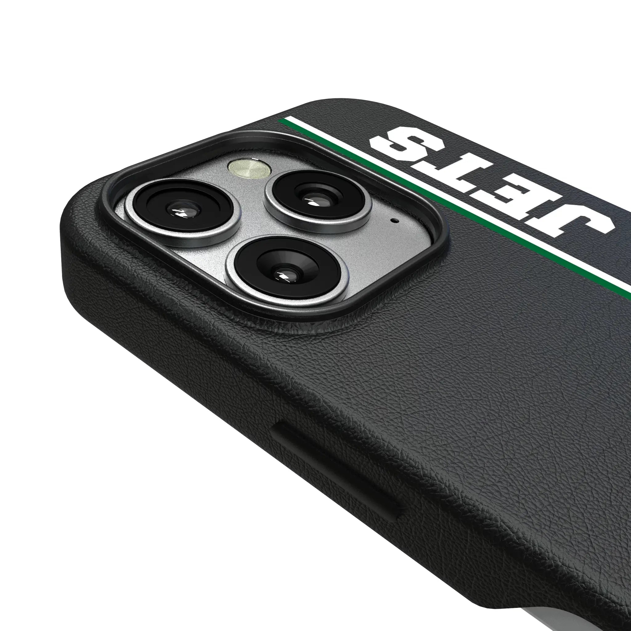 New York Jets 1963 Historic Collection Sidebar iPhone MagSafe Compatible Phone Case for Apple iPhone - Detail