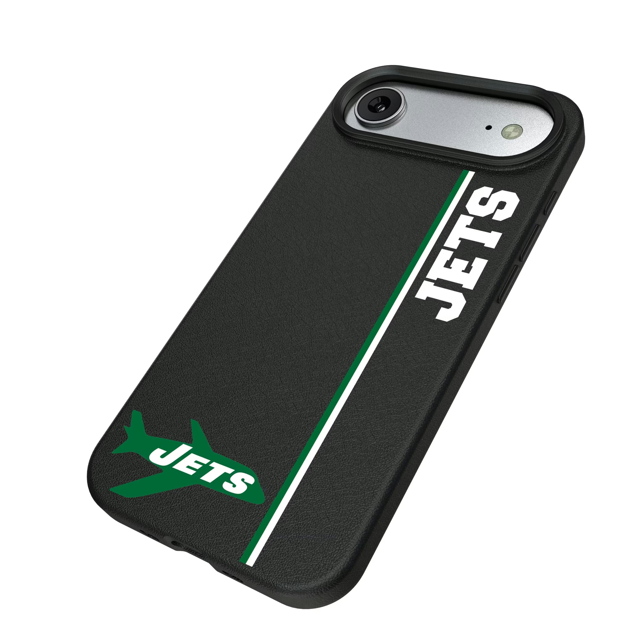 New York Jets 1963 Historic Collection Sidebar iPhone MagSafe Compatible Phone Case for Apple iPhone - Isometric View#Device_iPhone Air