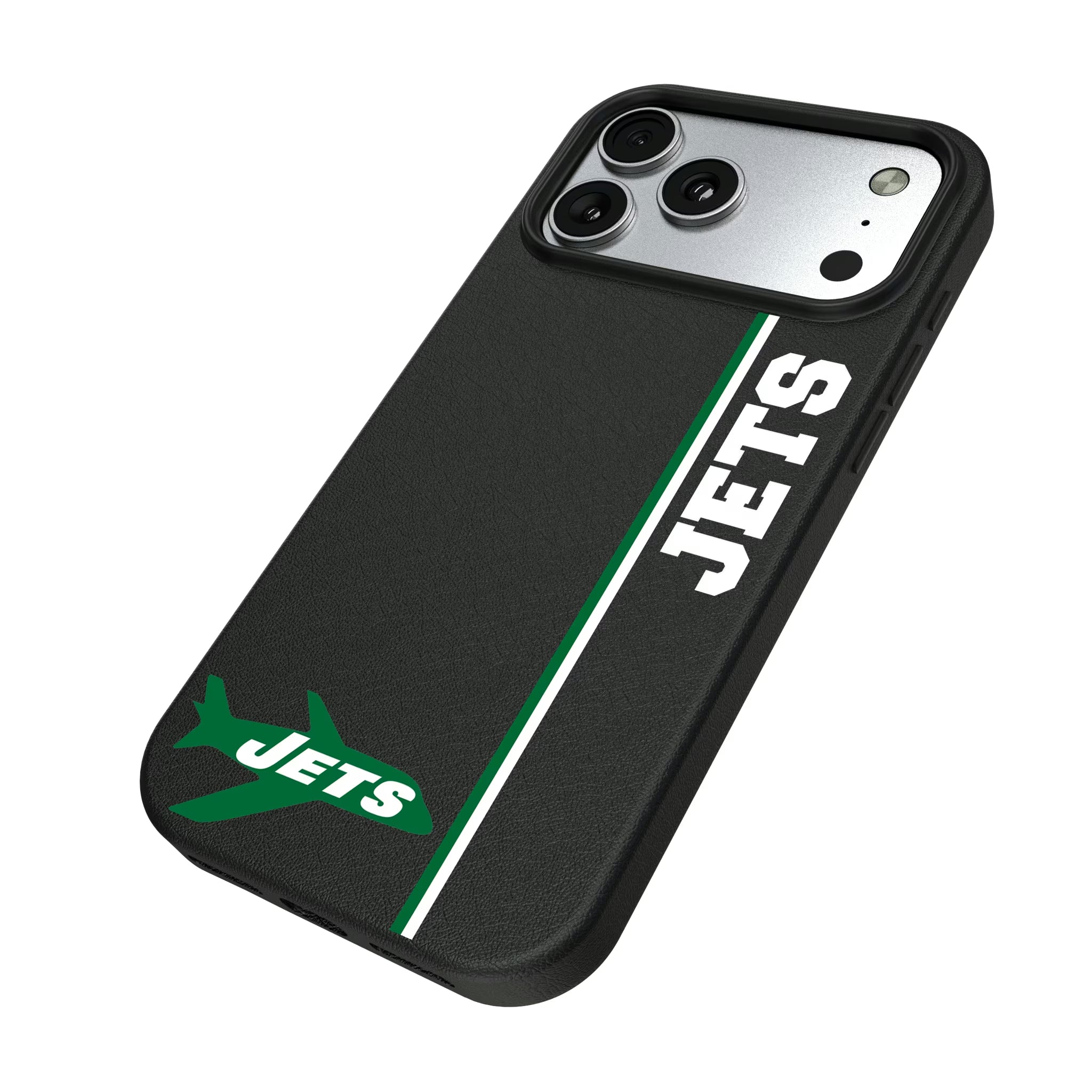 New York Jets 1963 Historic Collection Sidebar iPhone MagSafe Compatible Phone Case for Apple iPhone - Isometric View#Device_iPhone 17 Pro Max