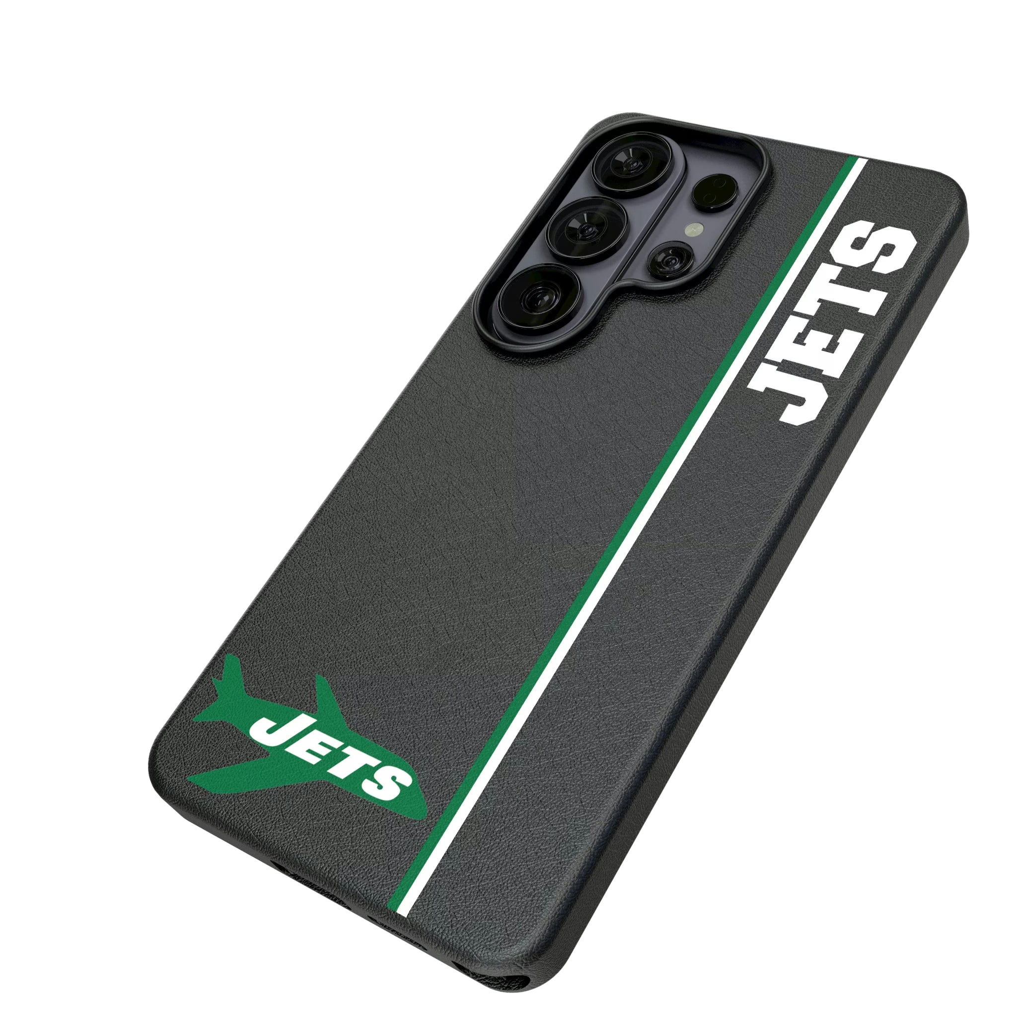 New York Jets 1963 Historic Collection Sidebar Galaxy MagSafe Compatible Phone Case for Samsung Galaxy - Isometric View#Device_Galaxy S26 Ultra