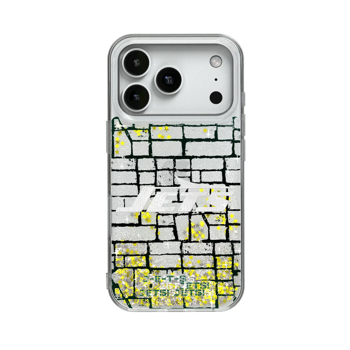 New York Jets Brick Glitter Phone Case for Apple iPhone