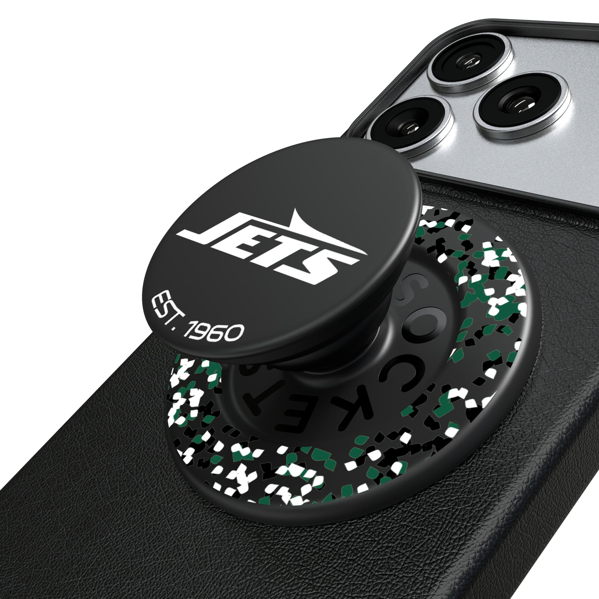 New York Jets Confetti Popsockets Round Magnetic