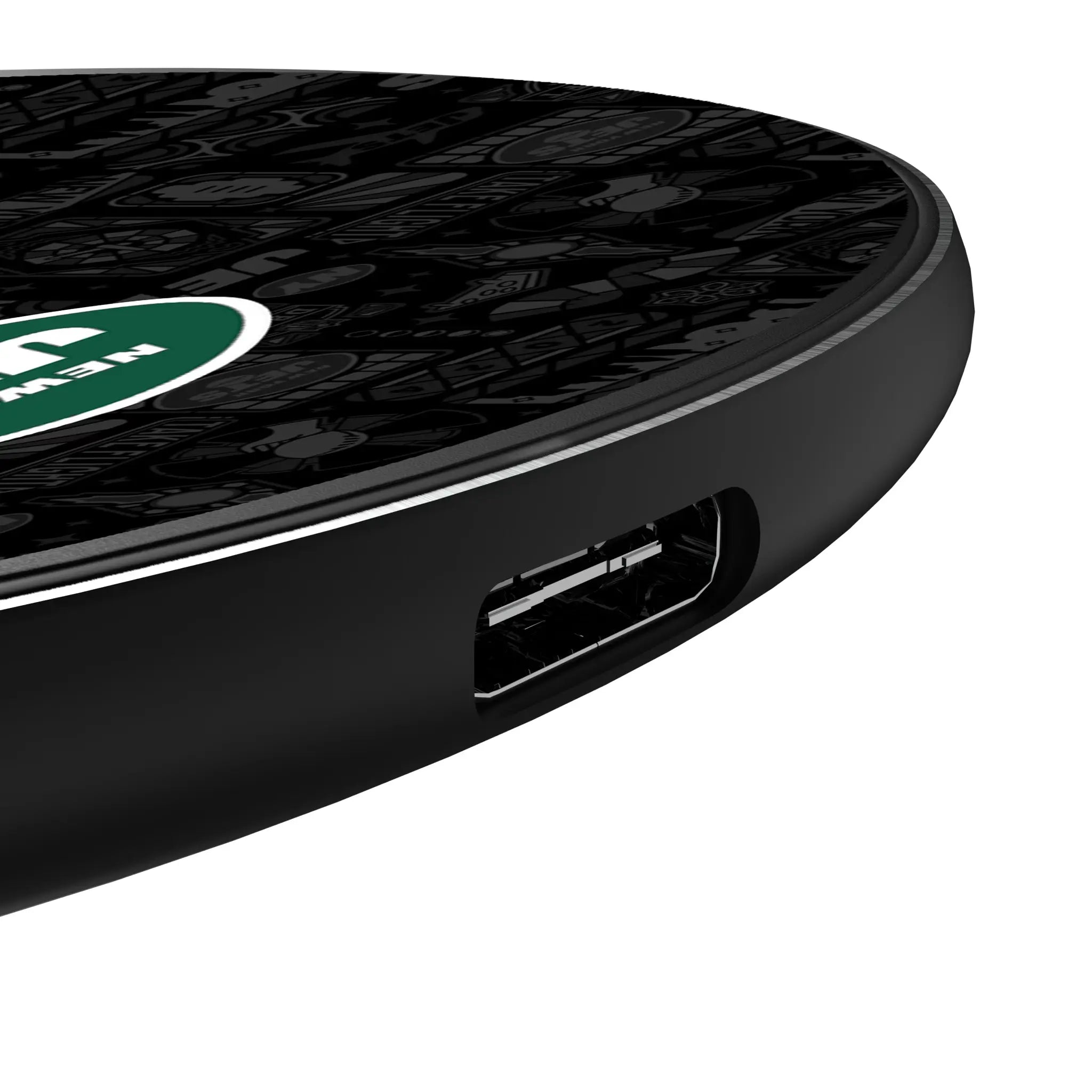 New York Jets Deco 15-Watt Wireless Charger - Detail