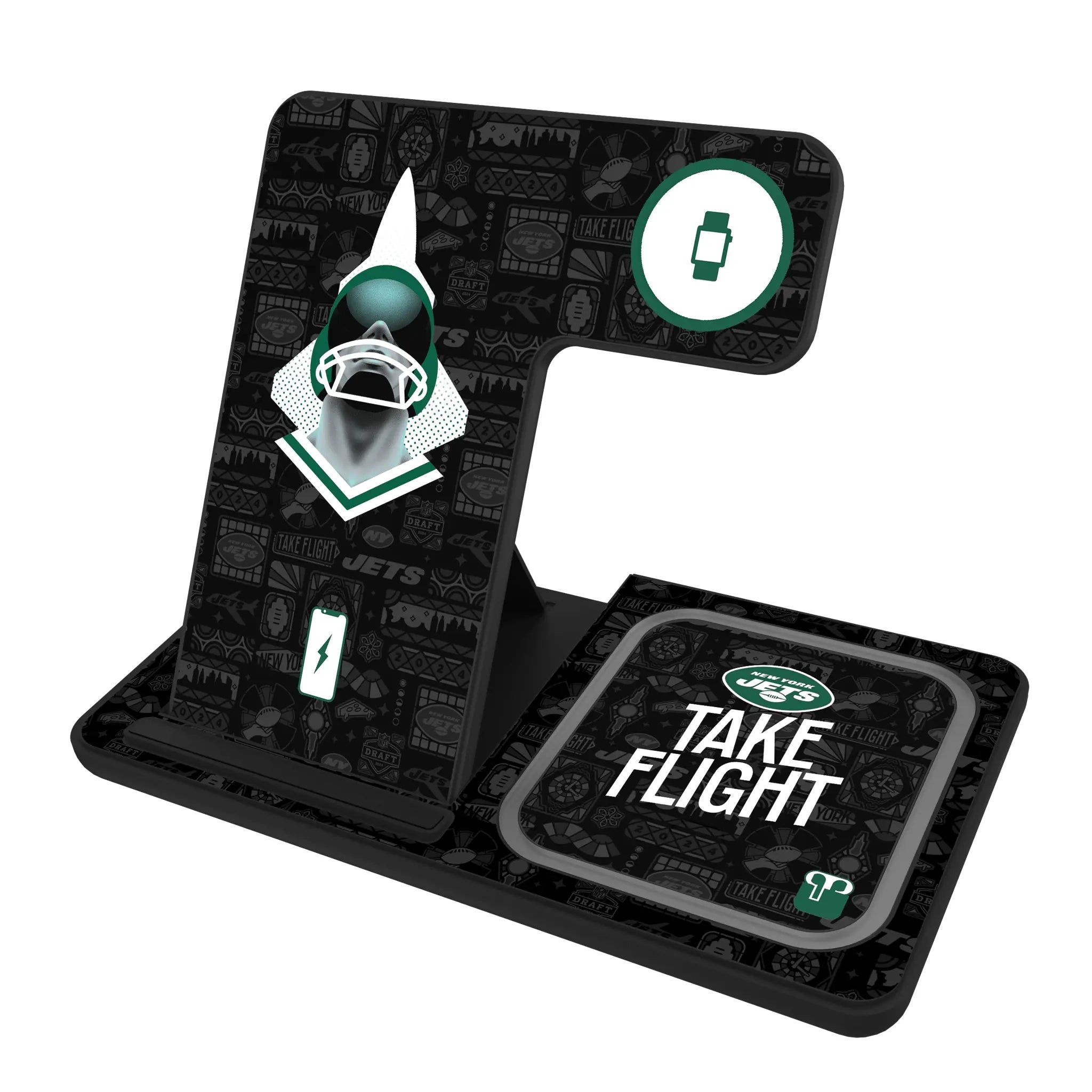 New York Jets Deco 3 in 1 Charging Station