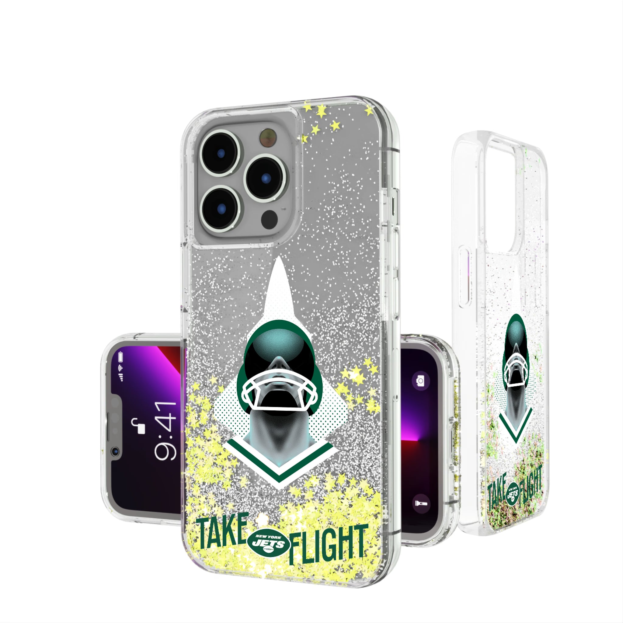 New York Jets Deco iPhone Glitter Phone Case for Apple iPhone