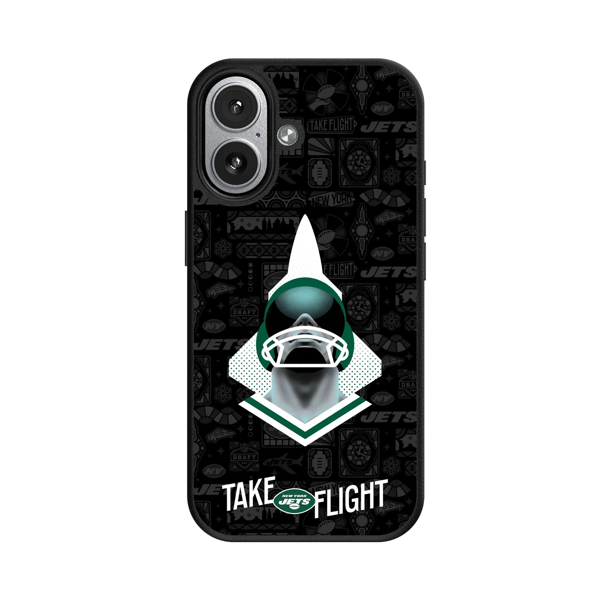 New York Jets Deco iPhone MagSafe Compatible Phone Case for Apple iPhone#Device_iPhone 17
