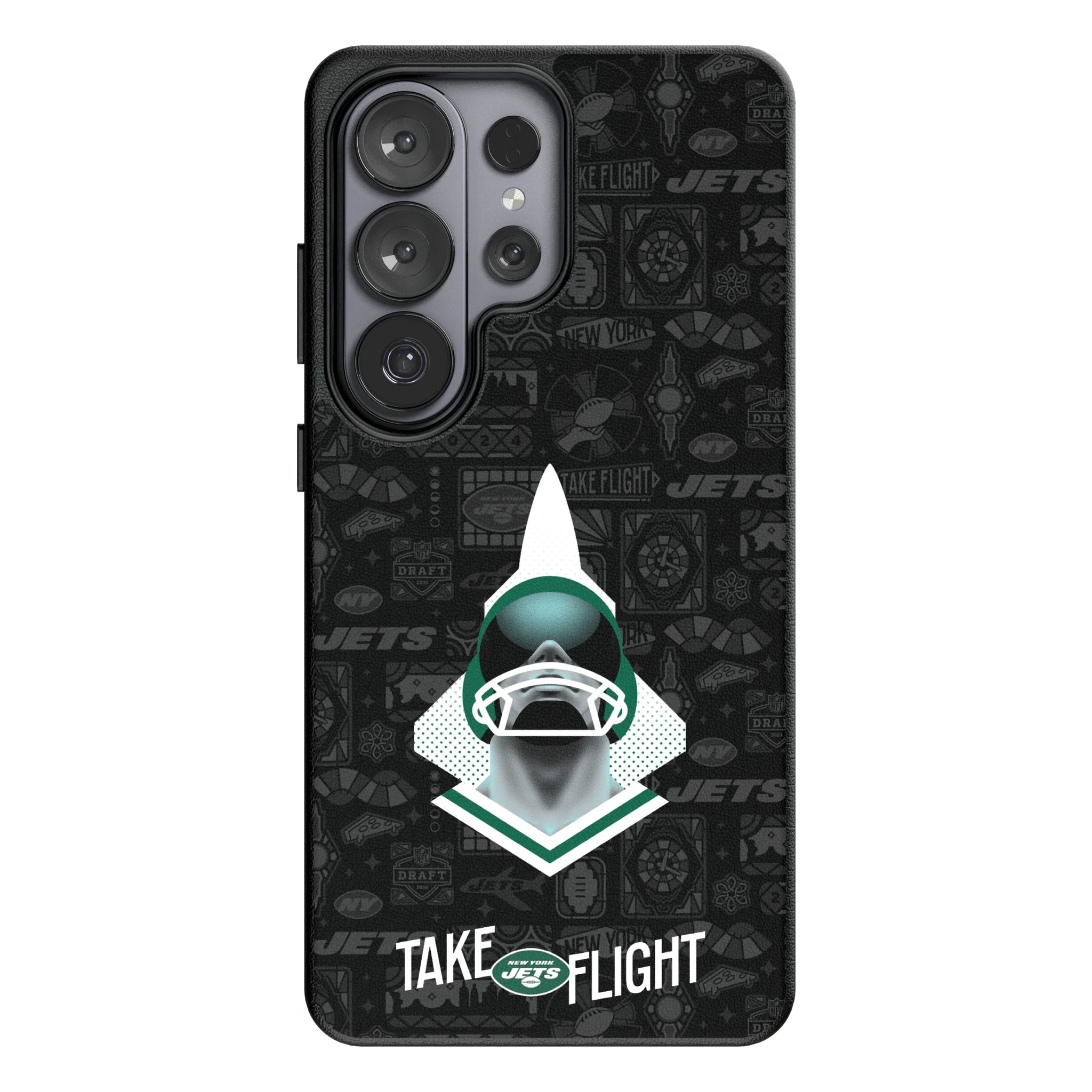 New York Jets Deco Galaxy MagSafe Compatible Phone Case for Samsung Galaxy