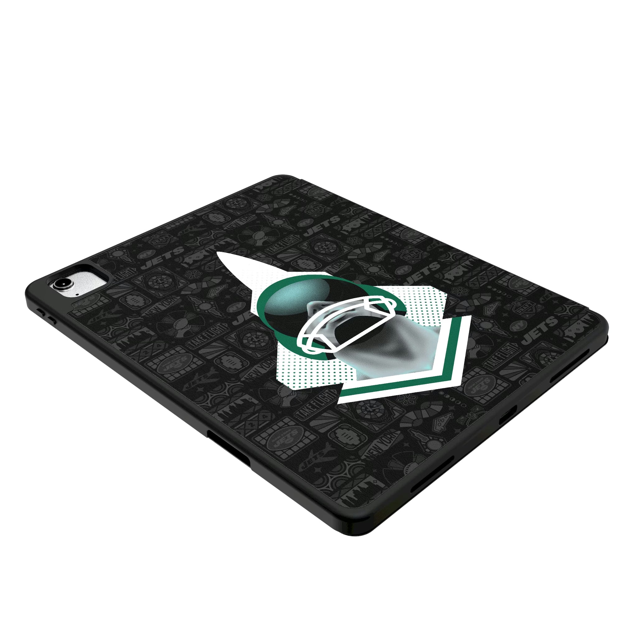 New York Jets Deco iPad Tablet Case for Apple iPad - Isometric View