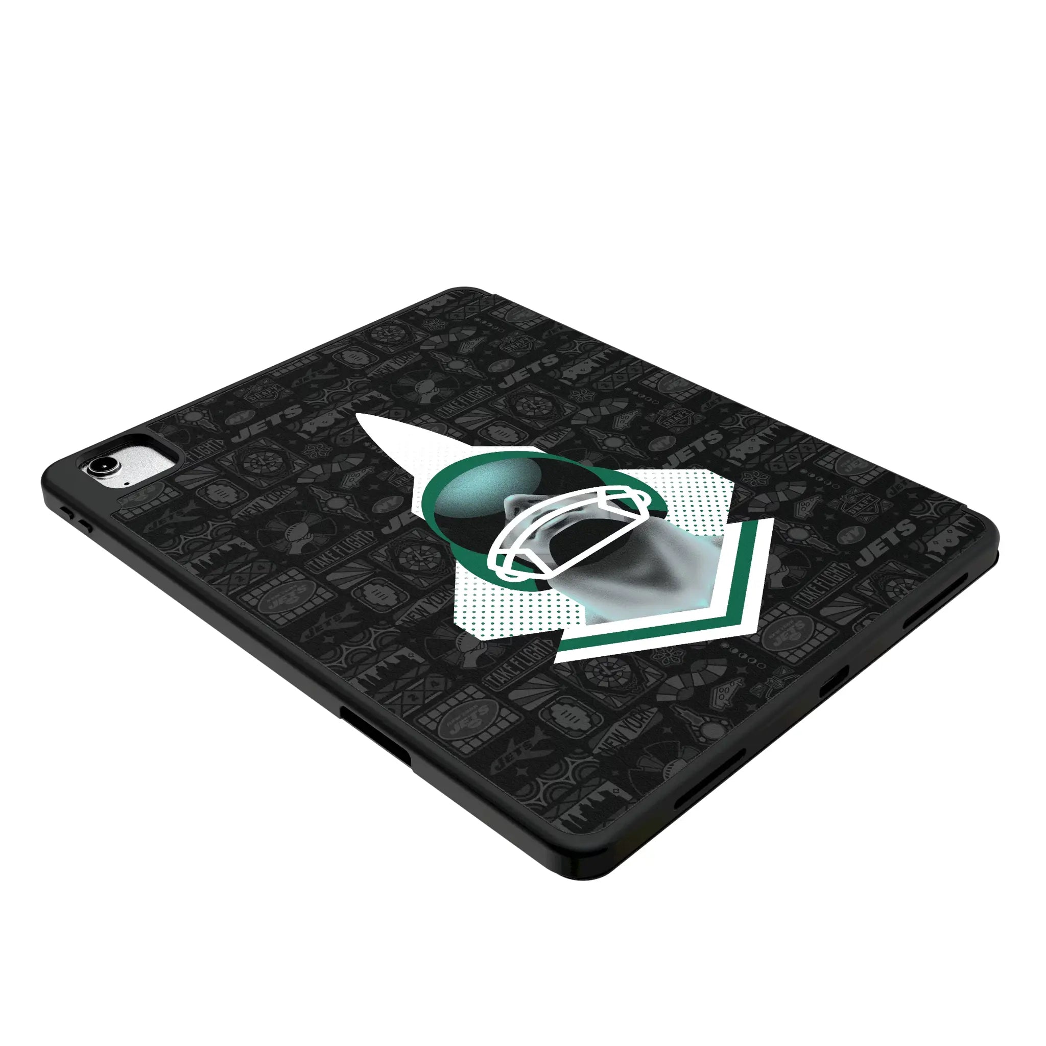 New York Jets Deco iPad Tablet Case for Apple iPad - Isometric View