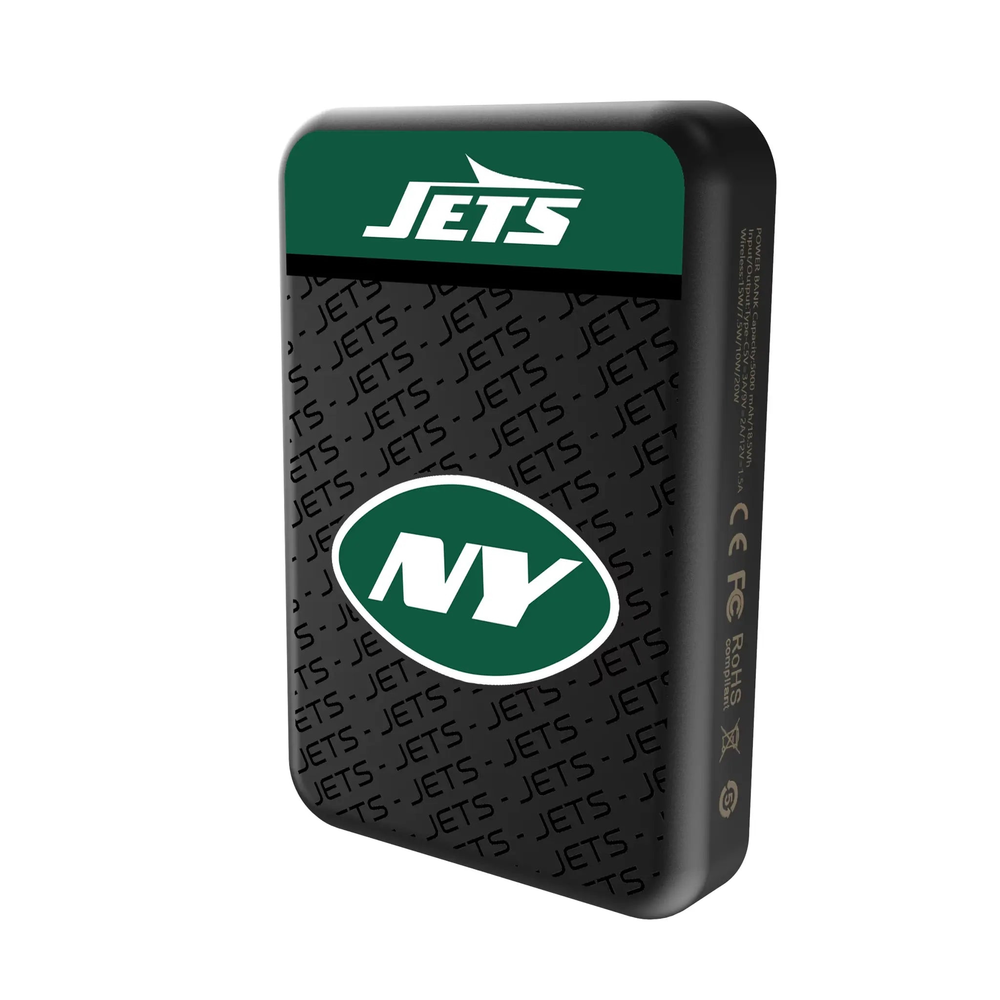New York Jets Endzone Plus Wireless Mag Power Bank