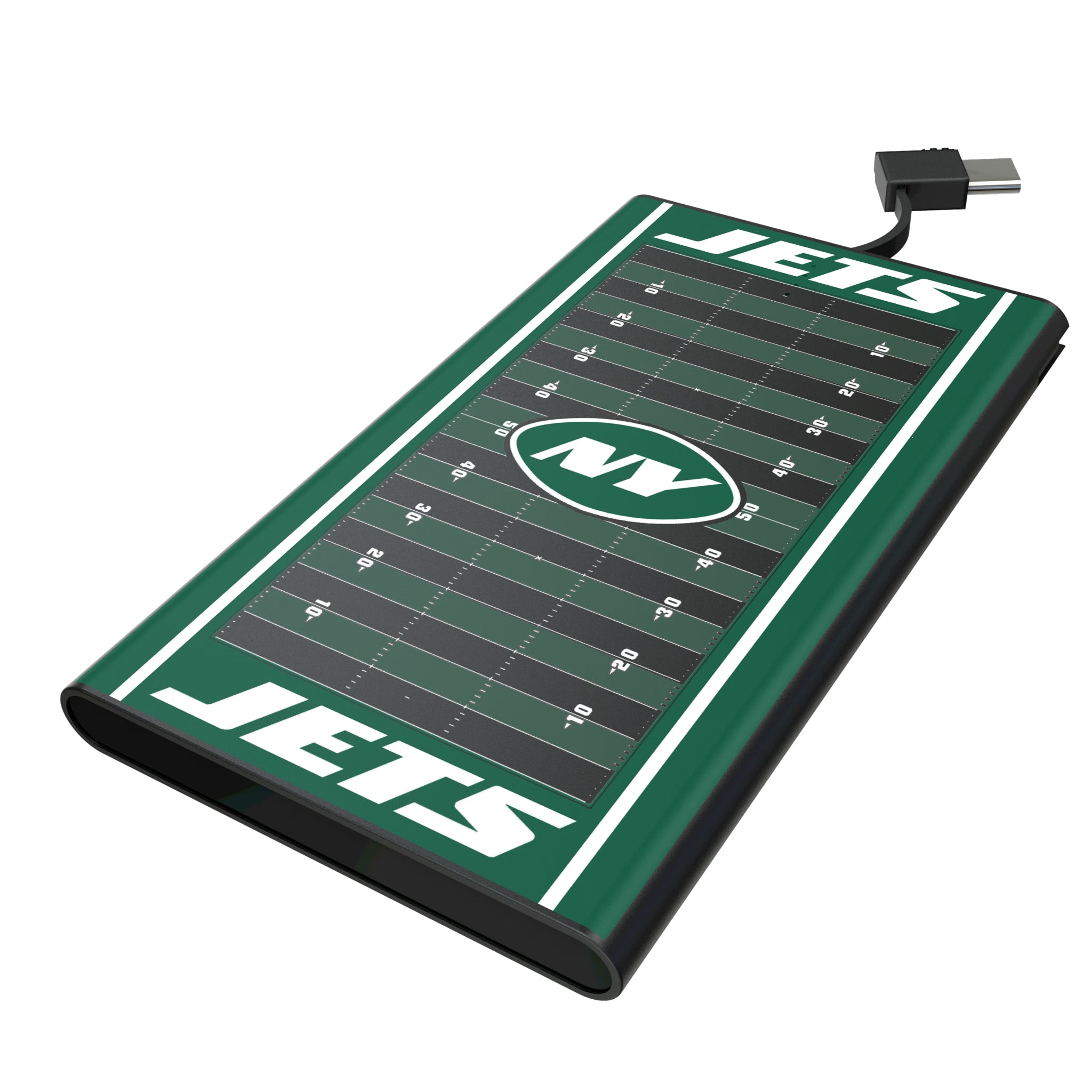 New York Jets Field 5000mAh Flat Powerbank
