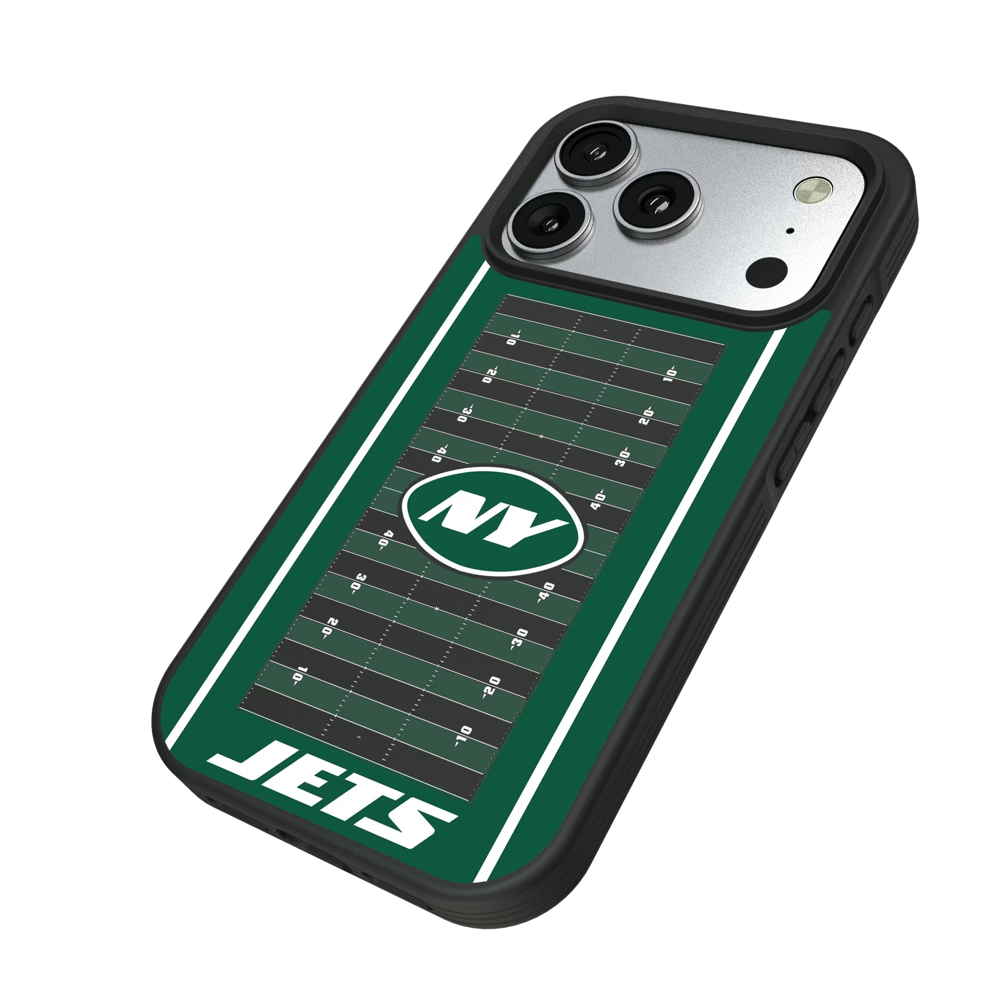New York Jets Field iPhone Bump Phone Case for Apple iPhone - Isometric View#Device_iPhone 17 Pro
