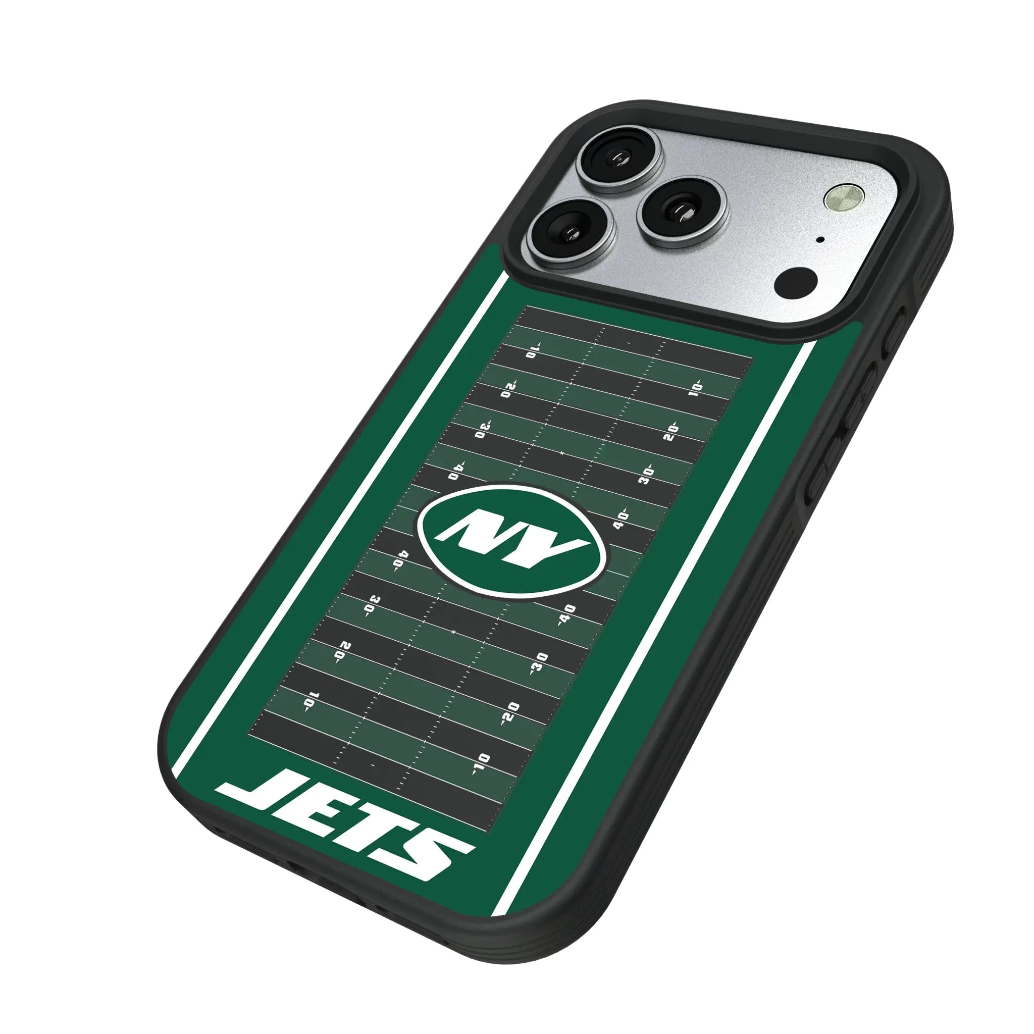 New York Jets Field iPhone Bump Phone Case for Apple iPhone - Isometric View#Device_iPhone 17 Pro