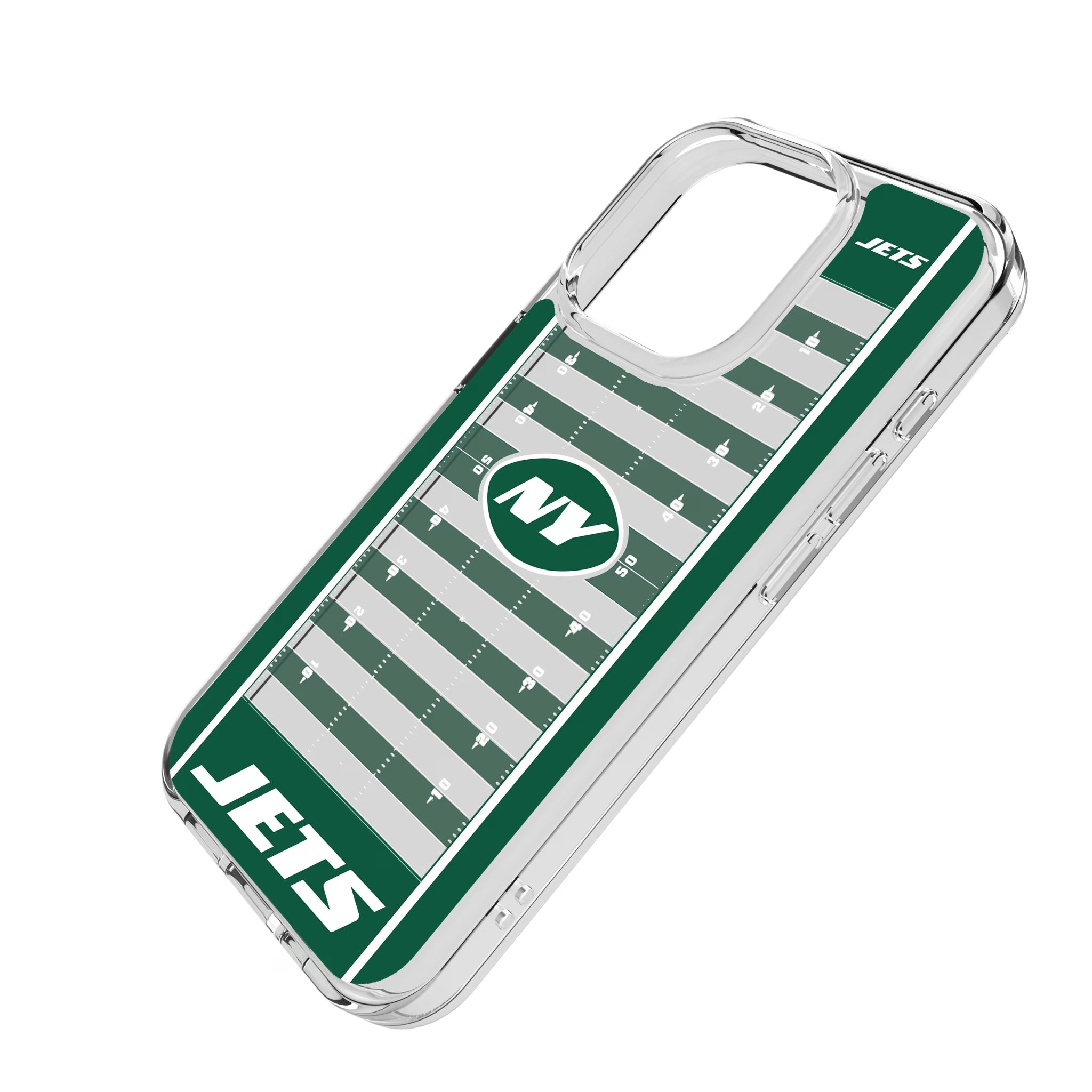 New York Jets Field iPhone Clear Phone Case for Apple iPhone - Isometric View
